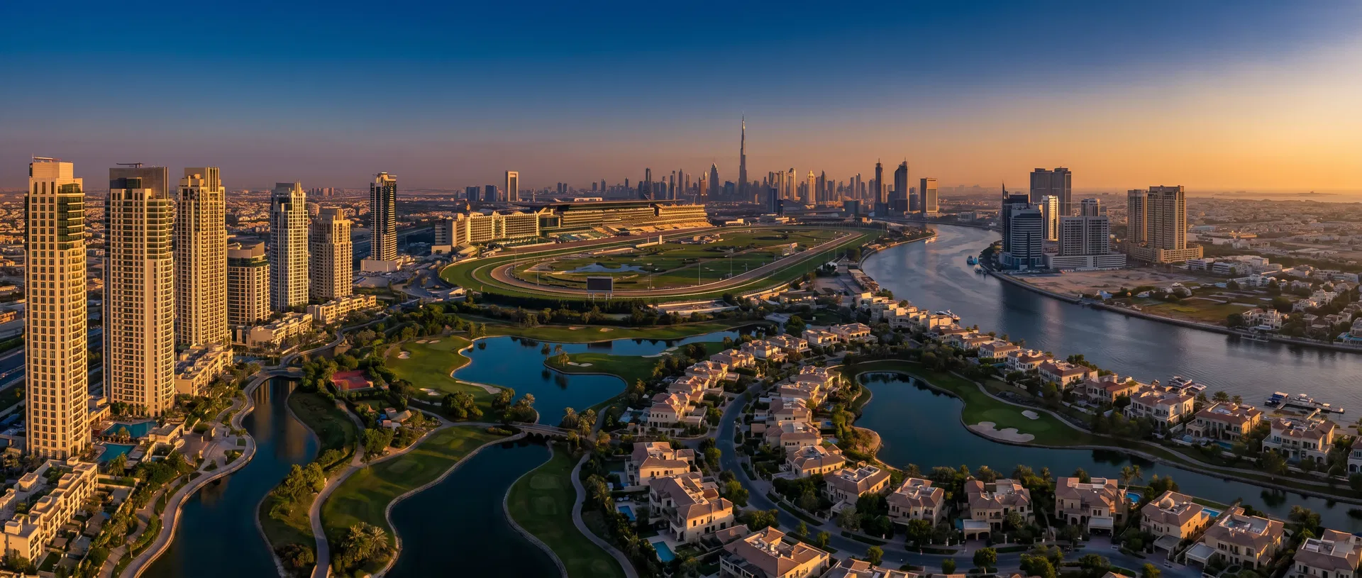 Dubai aerial view