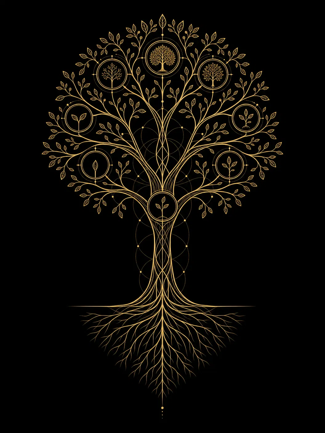 Structure Planting Tree