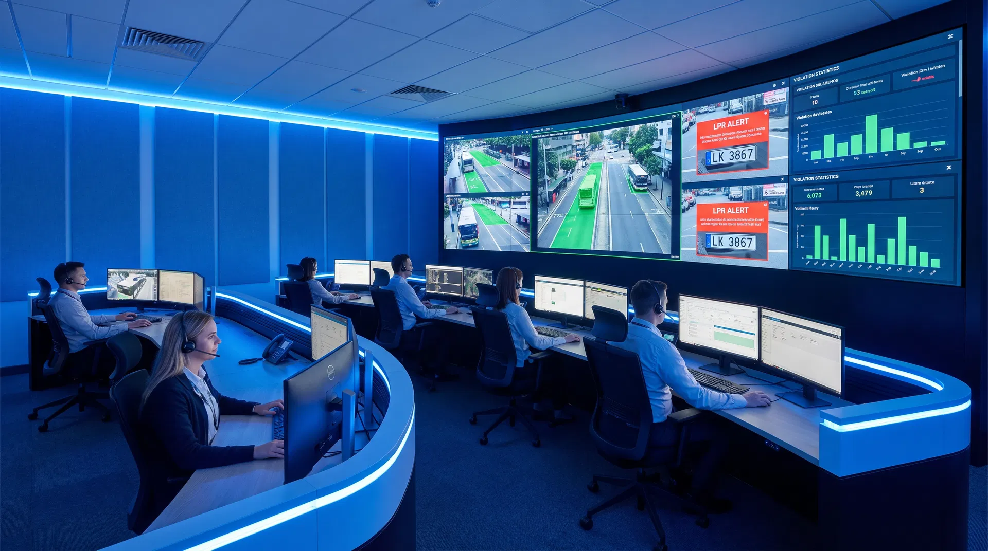 Traffic management control room