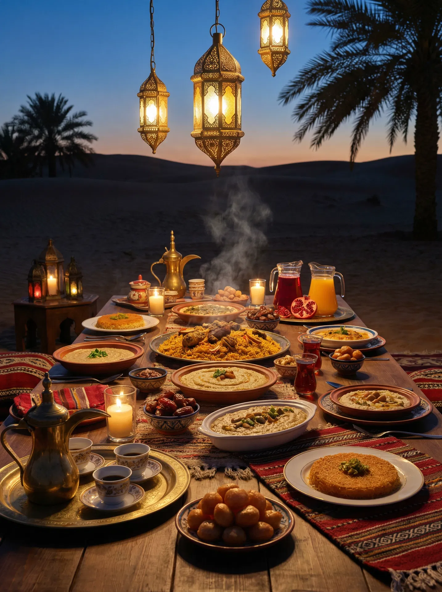 مائدة الإفطار المفتوحة