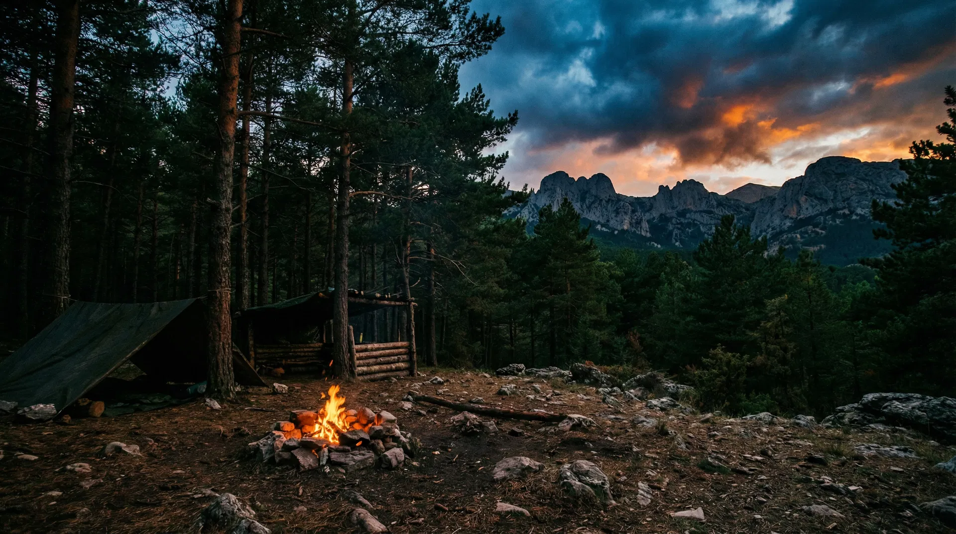 Campamento de supervivencia