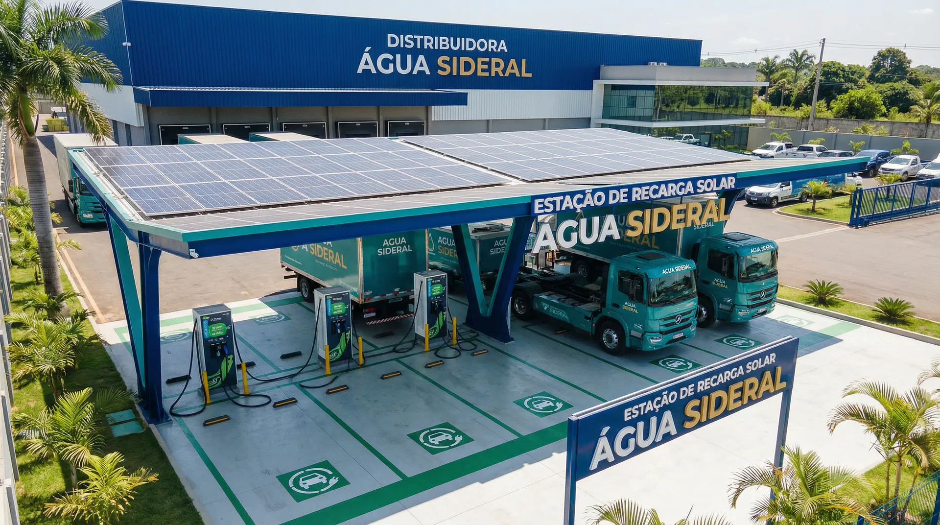 Estação de Recarga — Vista Geral