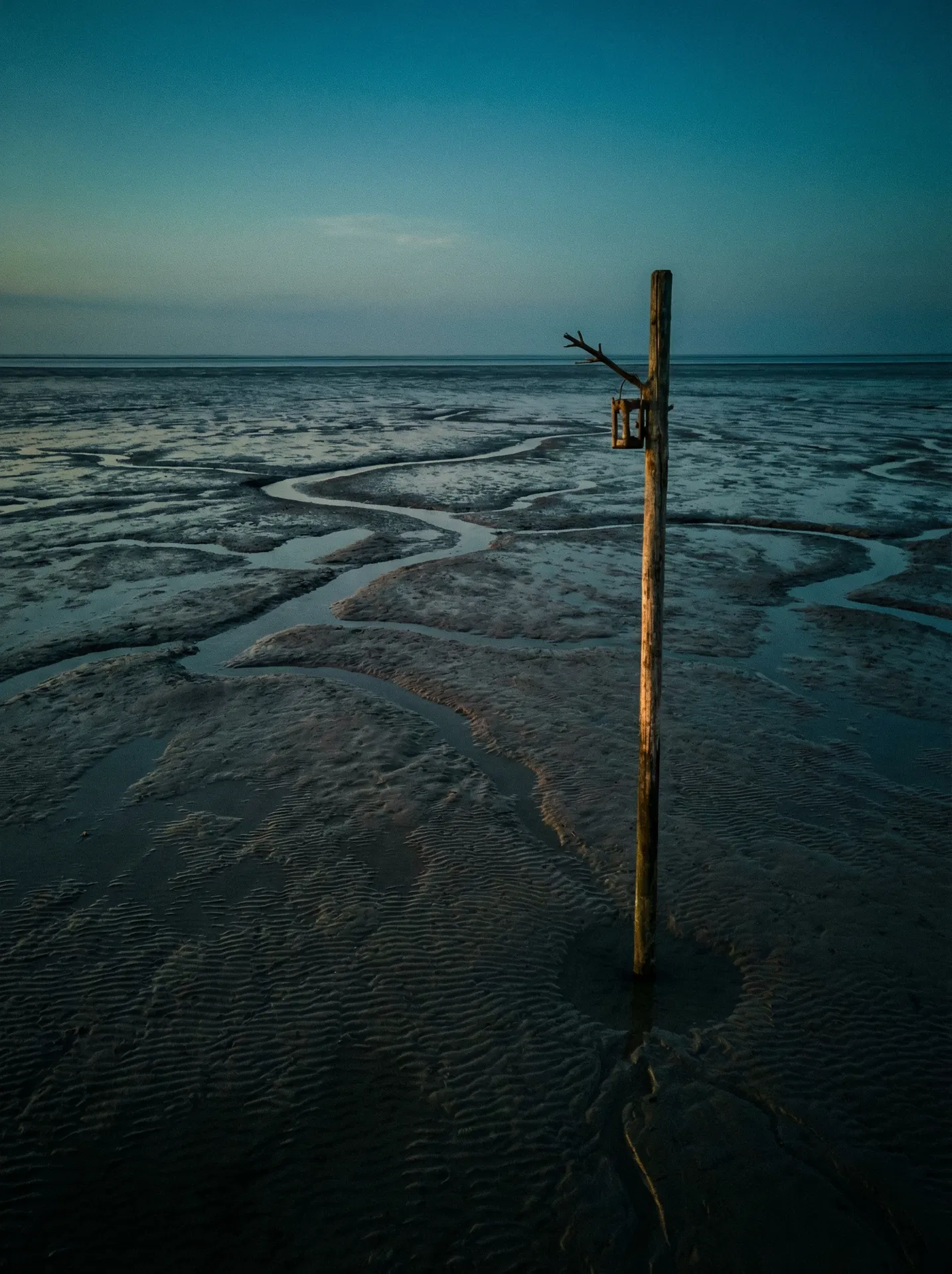 Hintergrundbild der Tide-Kompass-Sektion: Nordseeküste bei Ebbe