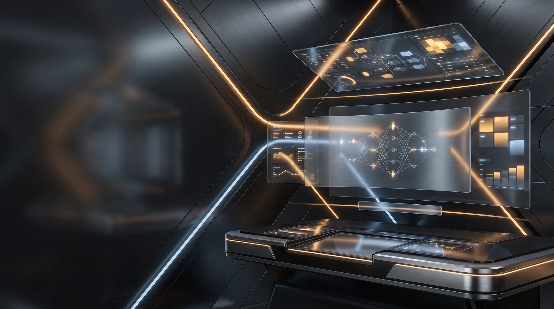 Abstract executive AI operations command environment