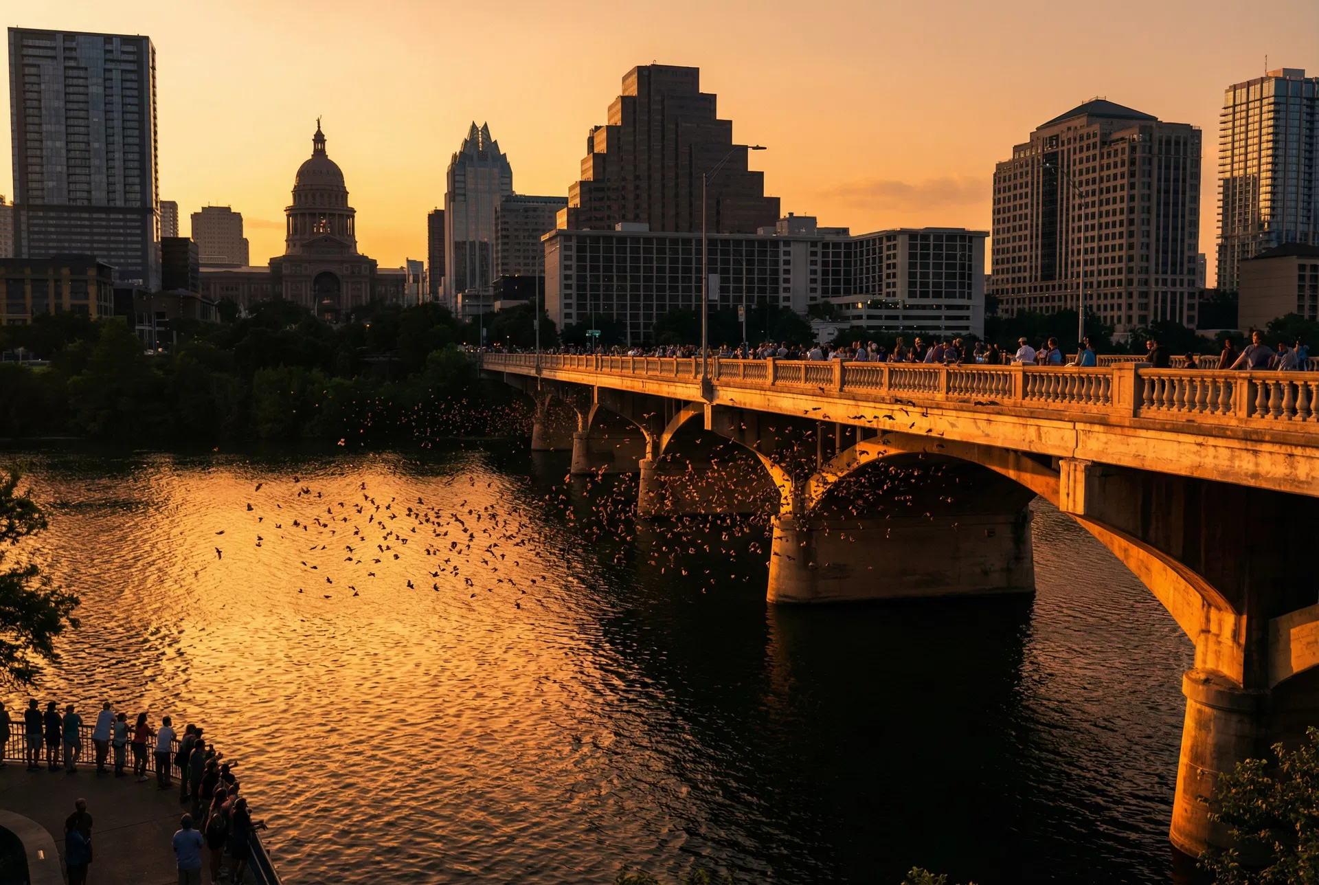 Congress Avenue Bridge · Bat Colony