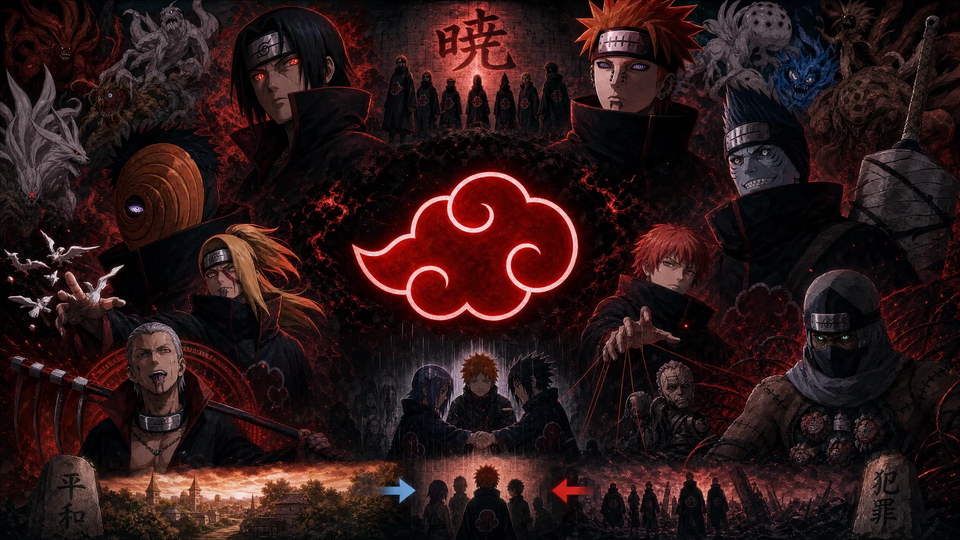 História completa da Akatsuki em Naruto