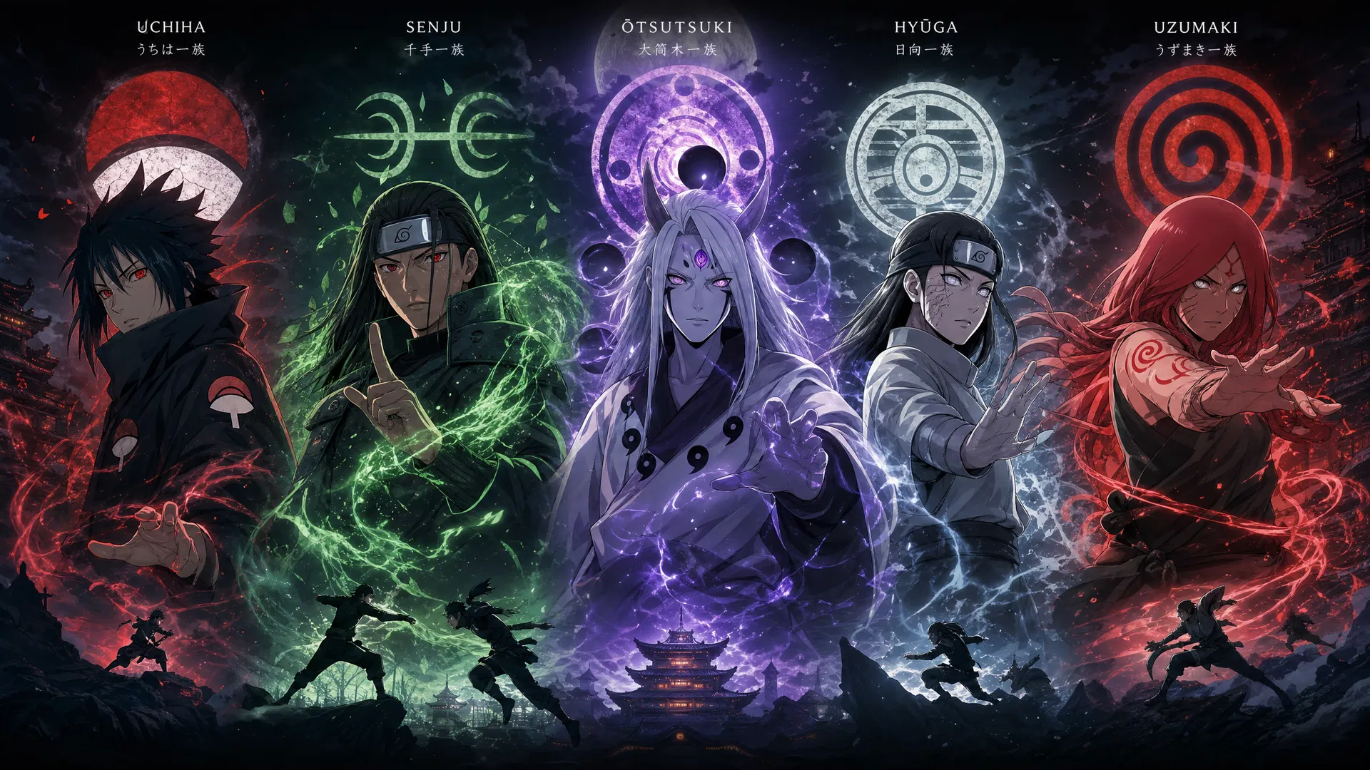Os clãs mais poderosos de Naruto: lista completa