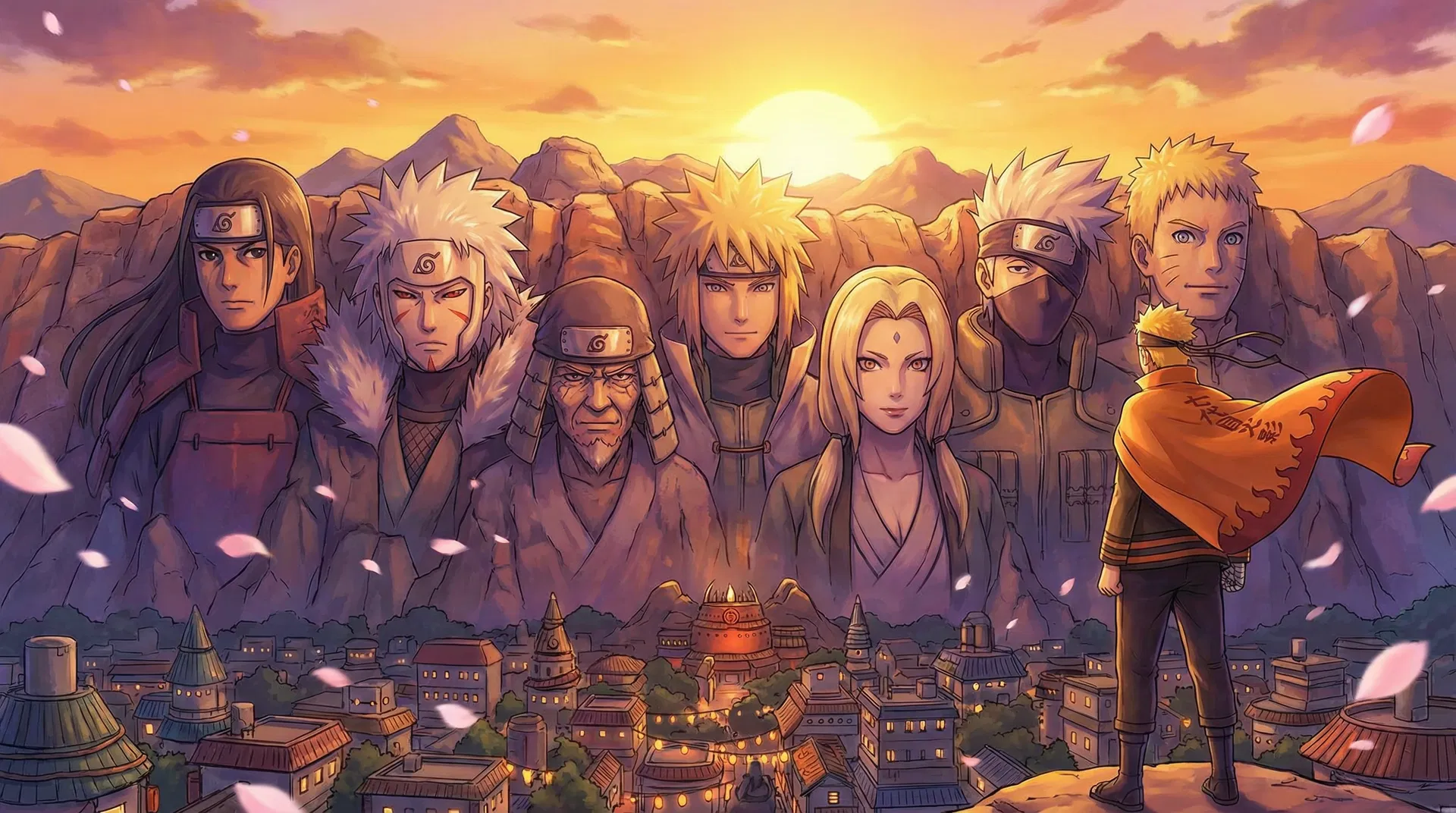 Os Hokages de Konoha