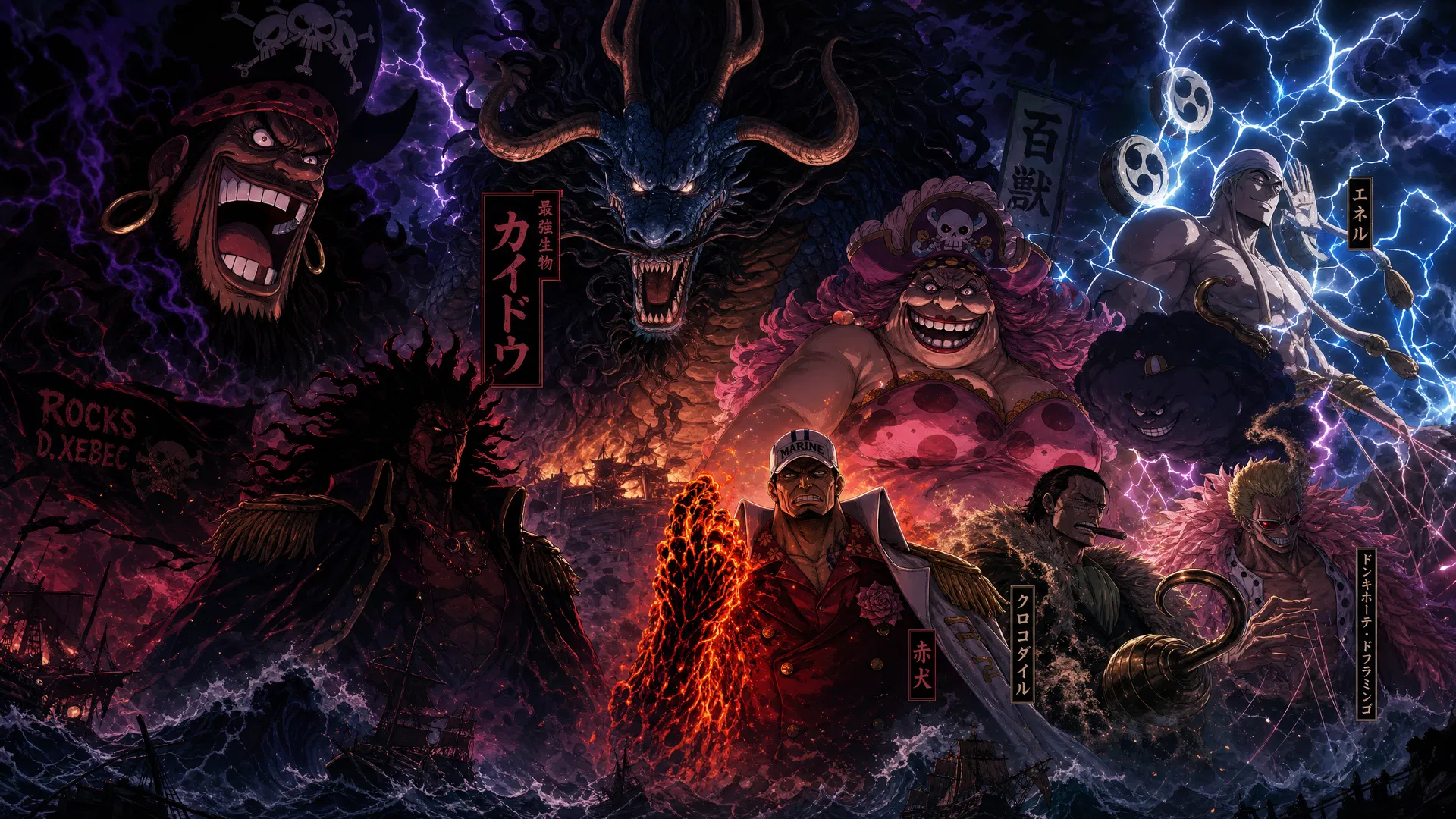 The Strongest Villains of One Piece
