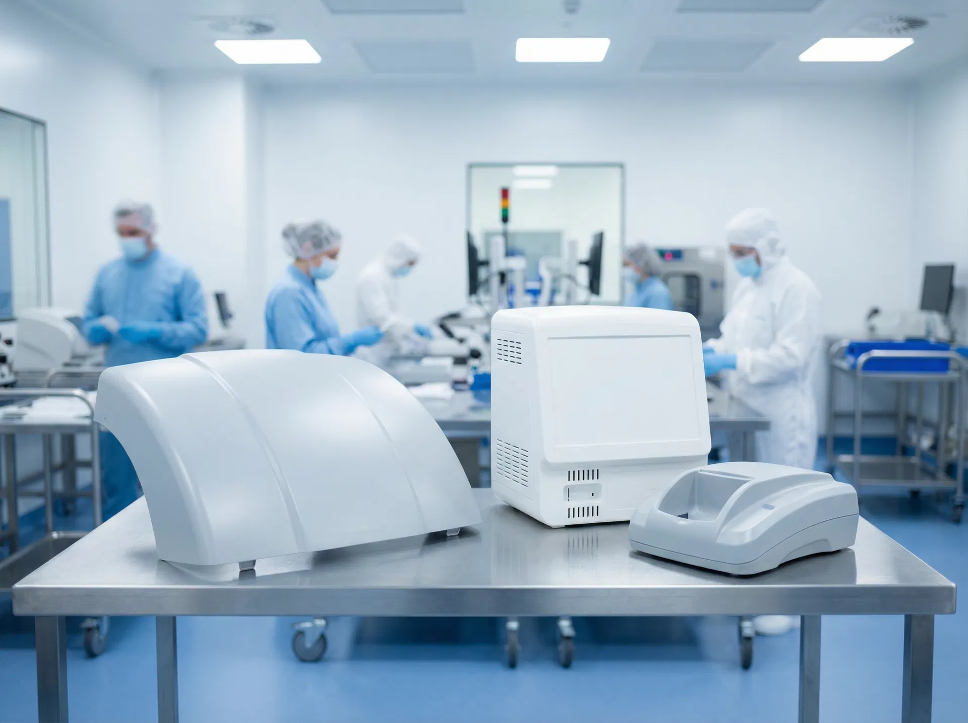 Medical Enclosures & Stent Packaging thermoforming — CT scanner covers, Ventilator housings, Diagnostic device enclosures