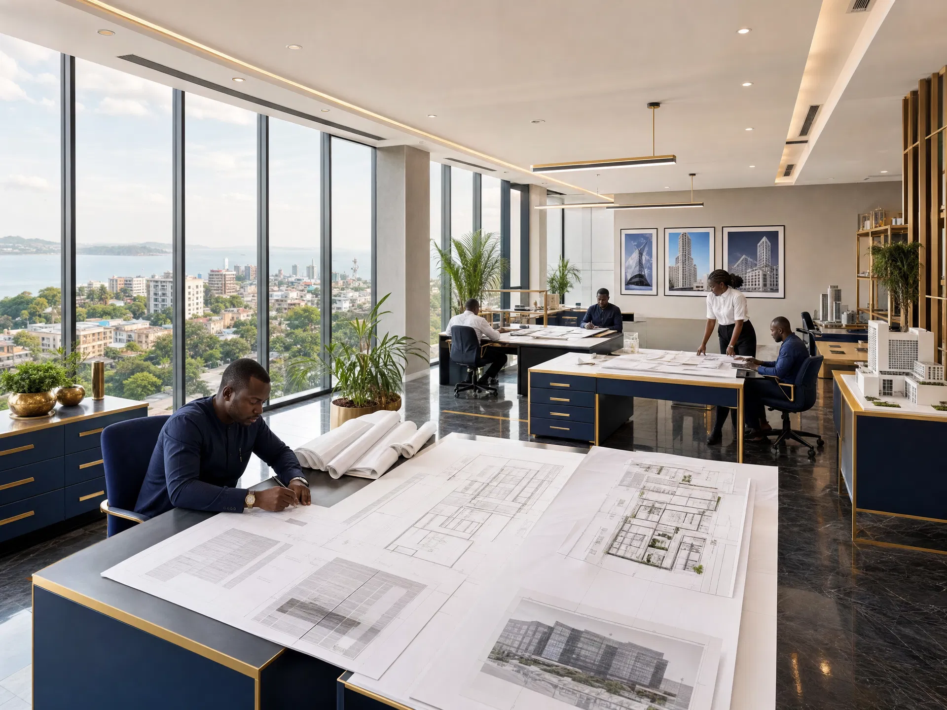 Dennis Swen professional office in Freetown, Sierra Leone
