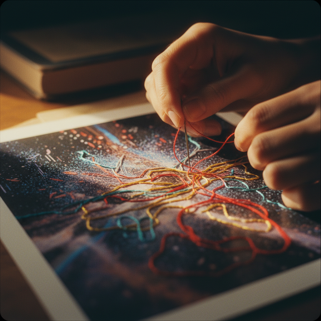 Entrelaços Digitais: Onde o Algoritmo Encontra o Fio na Galeria de Milão