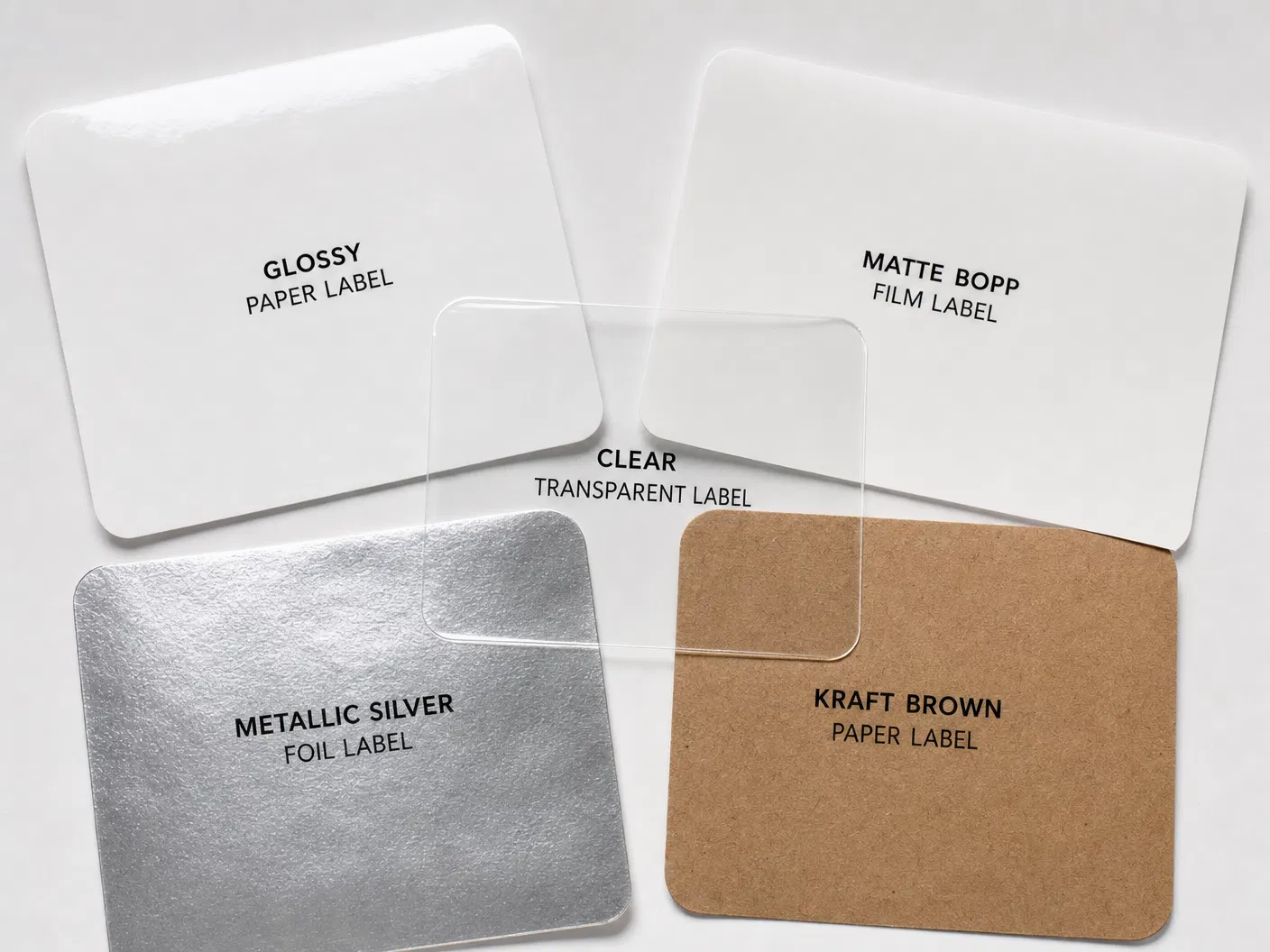 Roll label material options