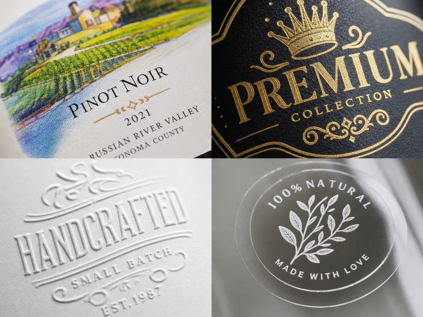 High-resolution label printing