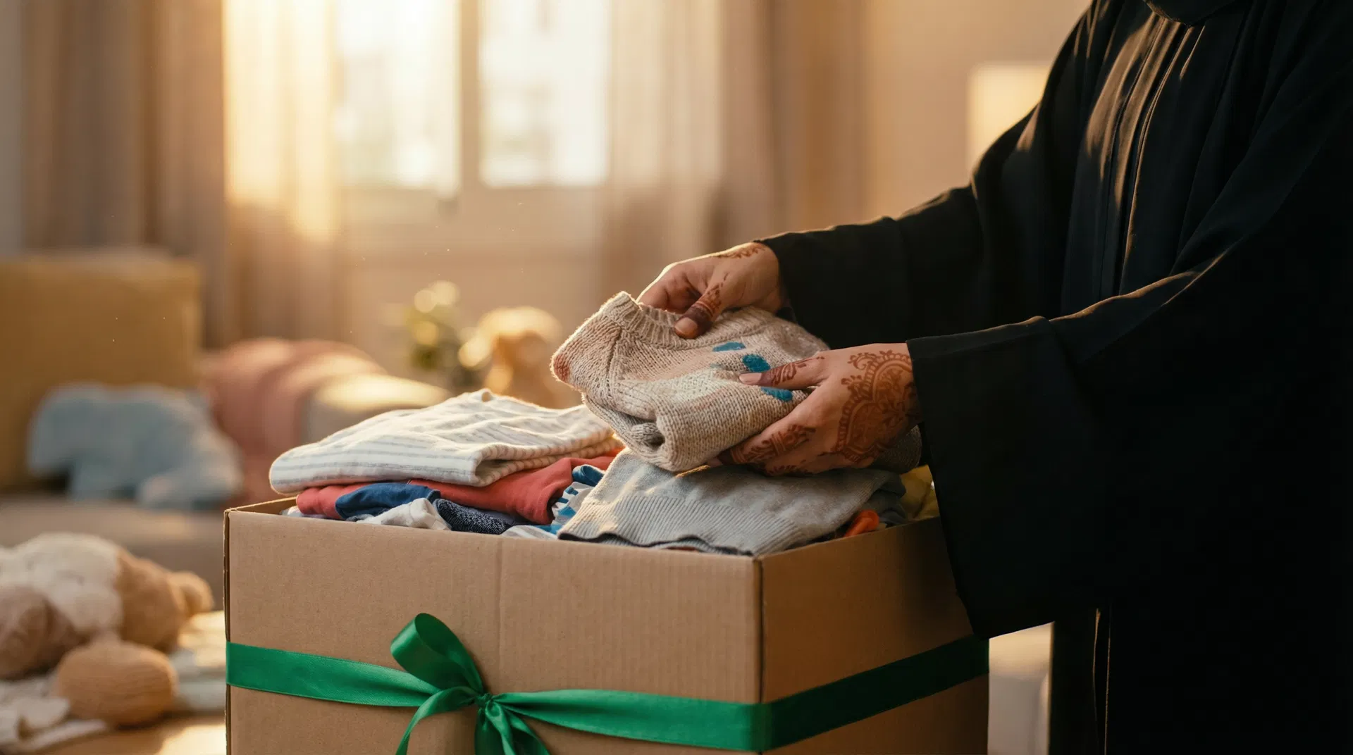 أثر التبرع بالملابس على البيئة السعودية