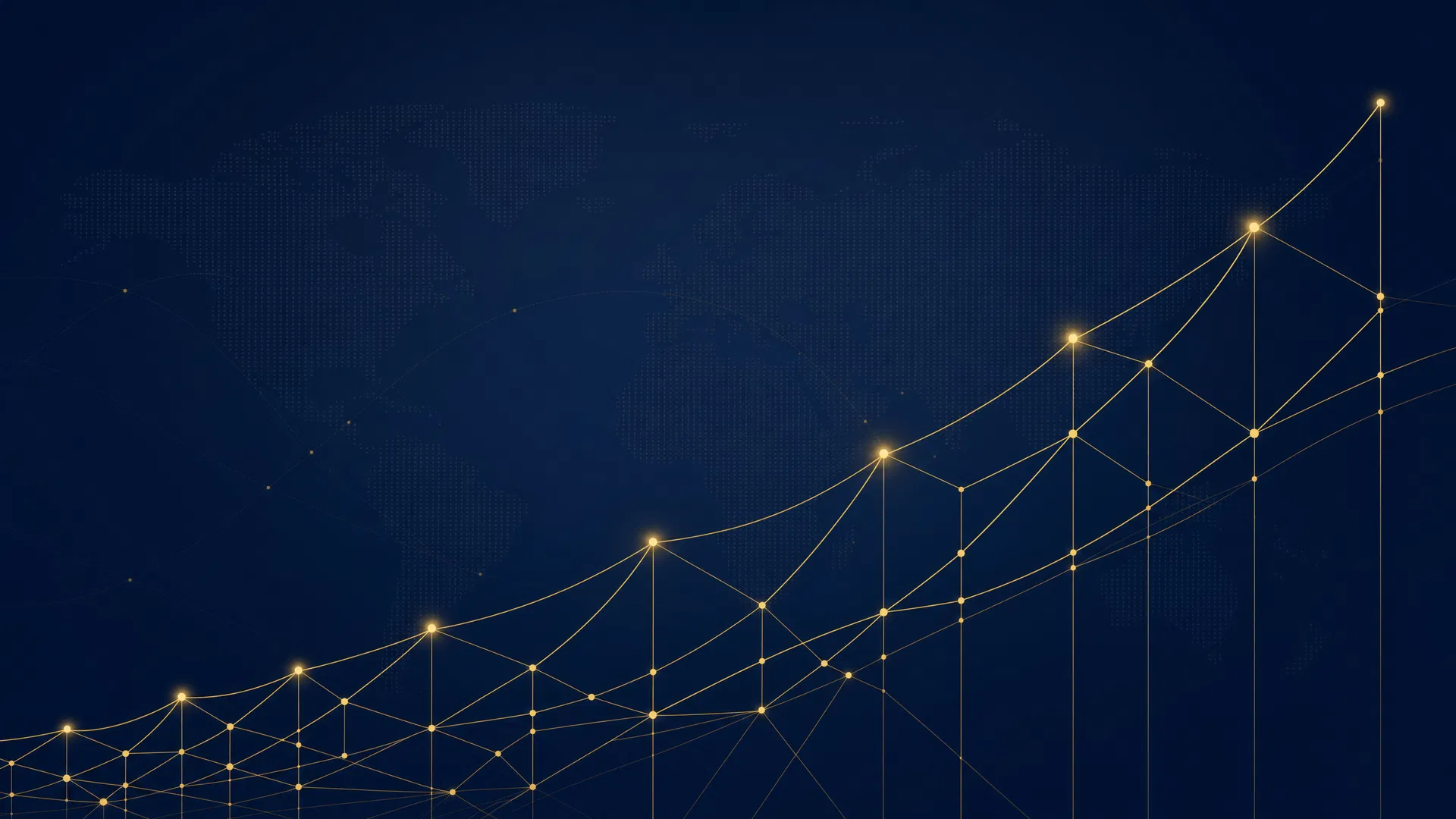 Abstract financial growth pattern