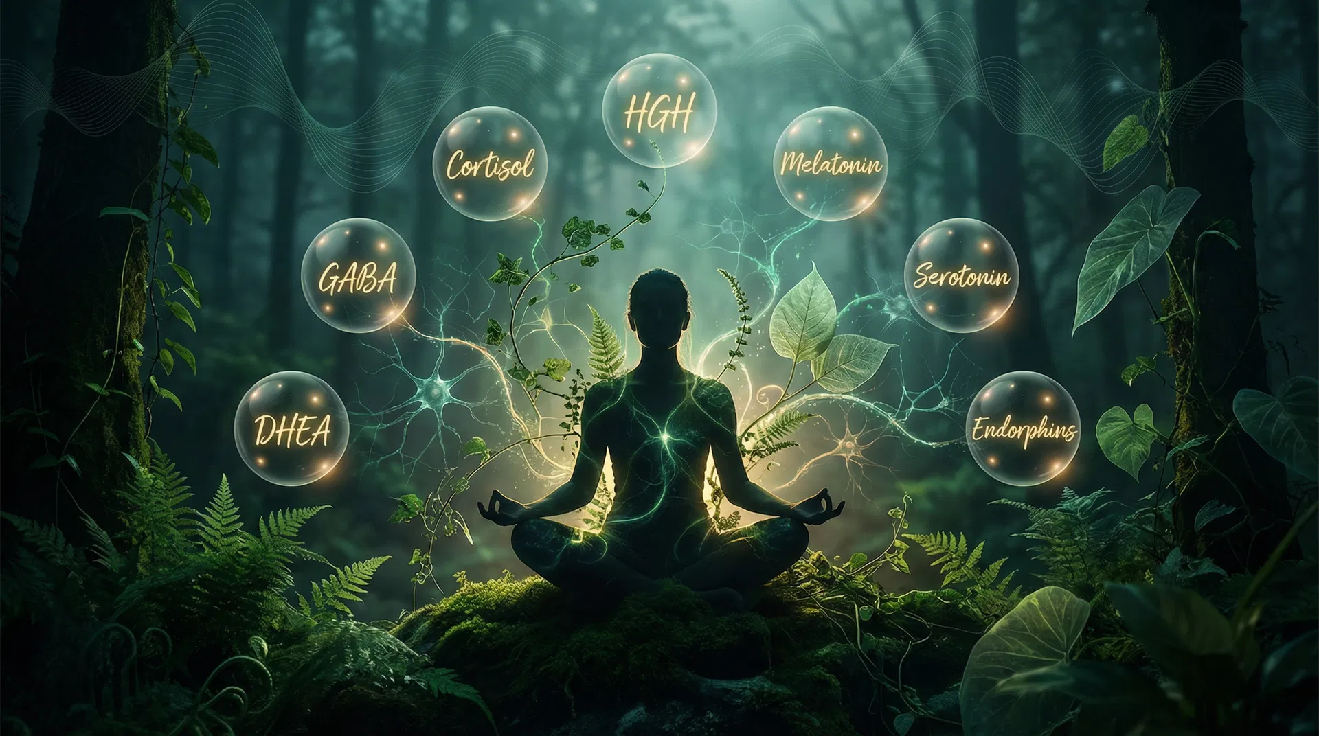 7 Brain Chemicals Boosted by Meditation & Natural Wellness — DHEA, GABA, Cortisol, HGH, Melatonin, Serotonin & Endorphins
