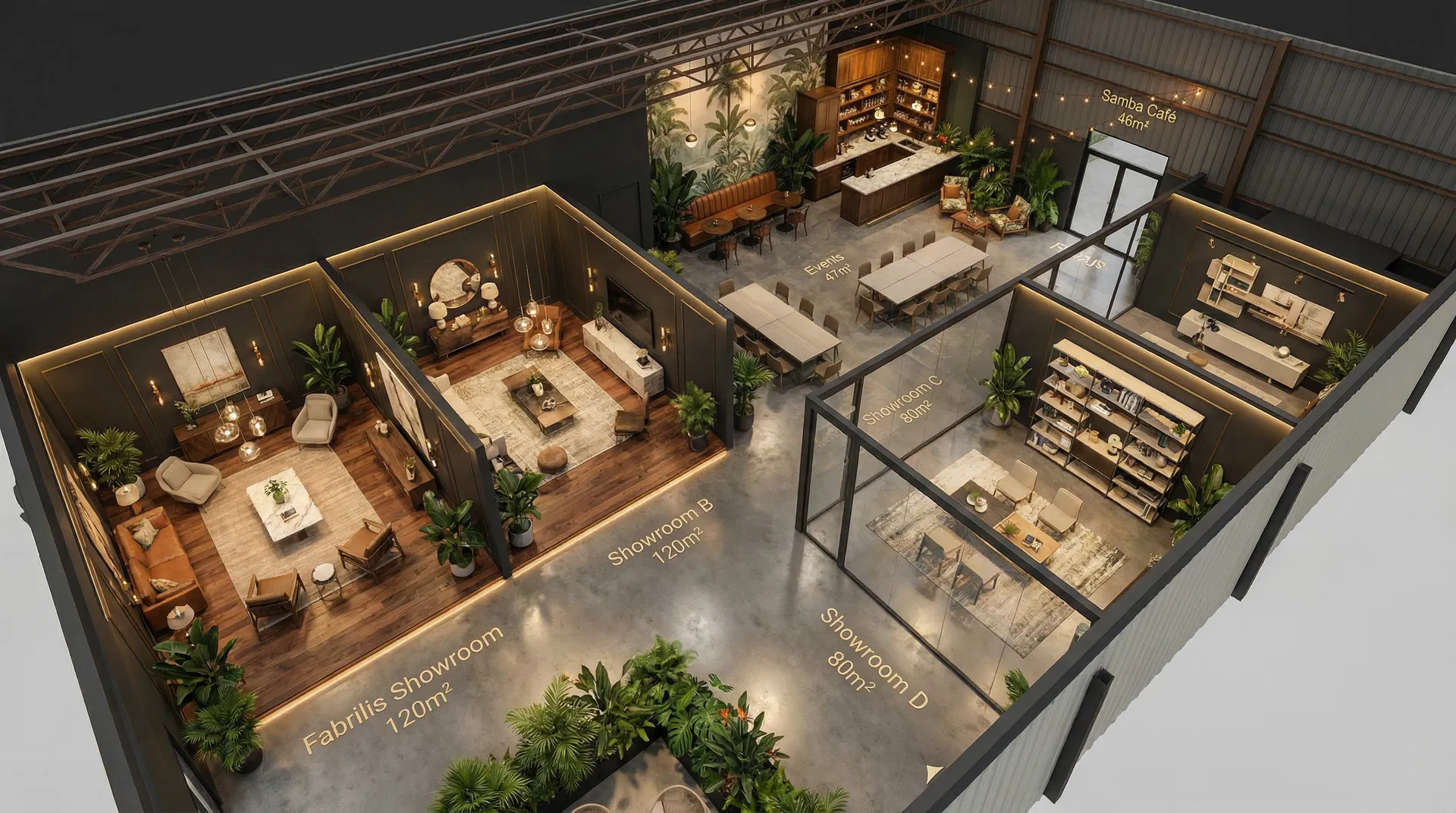 Ground Floor 3D Render