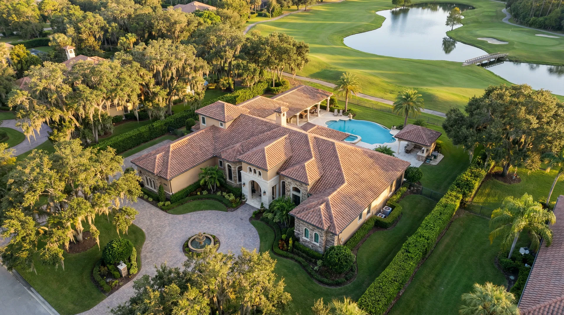 Vista Aérea — 1 Acre no Golf Course