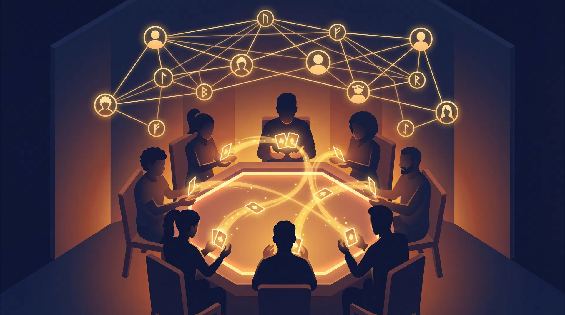 Comunidade de jogadores de TCG conectados