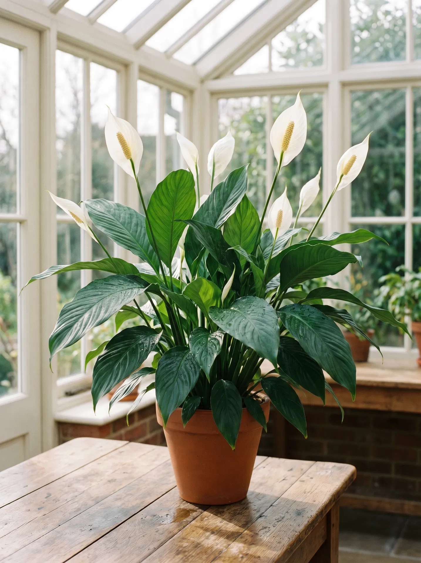 Peace Lily in bloom