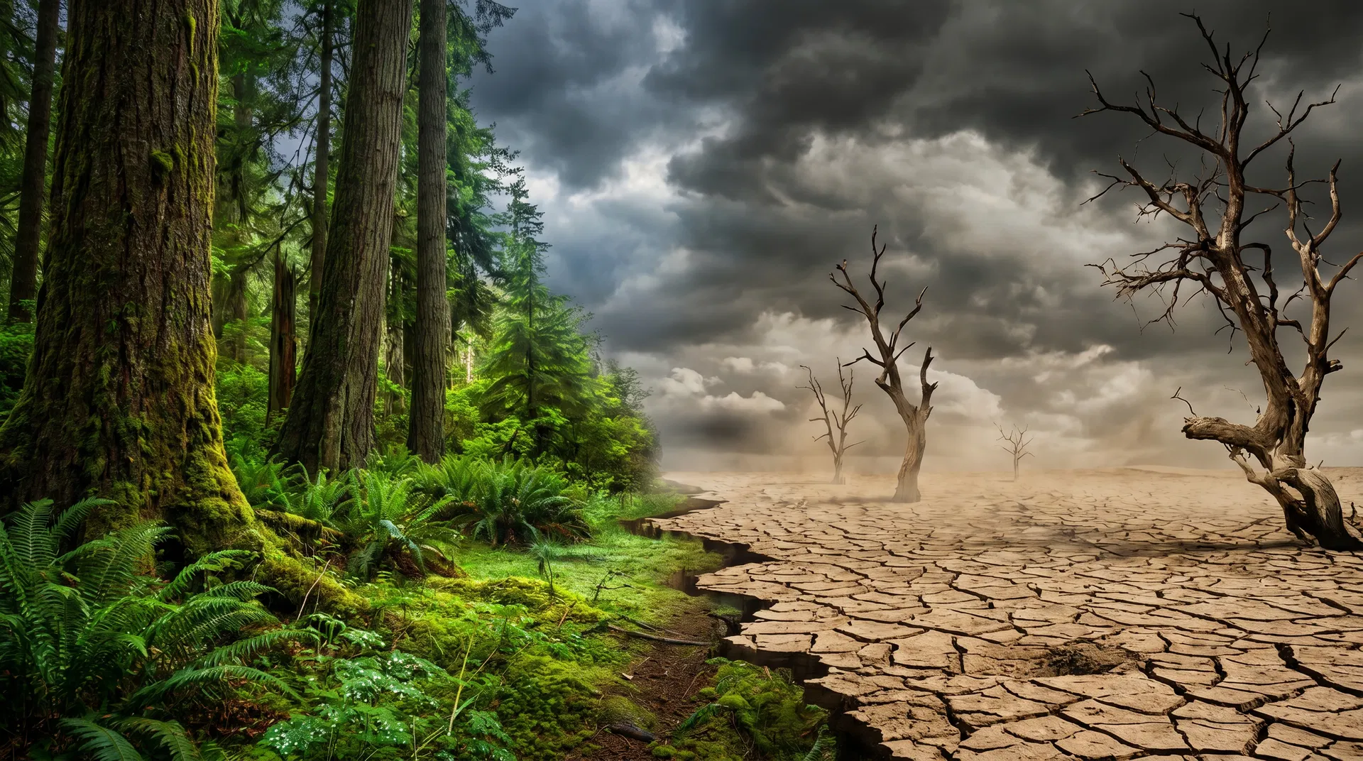 Plant with signs of stress and pest damage