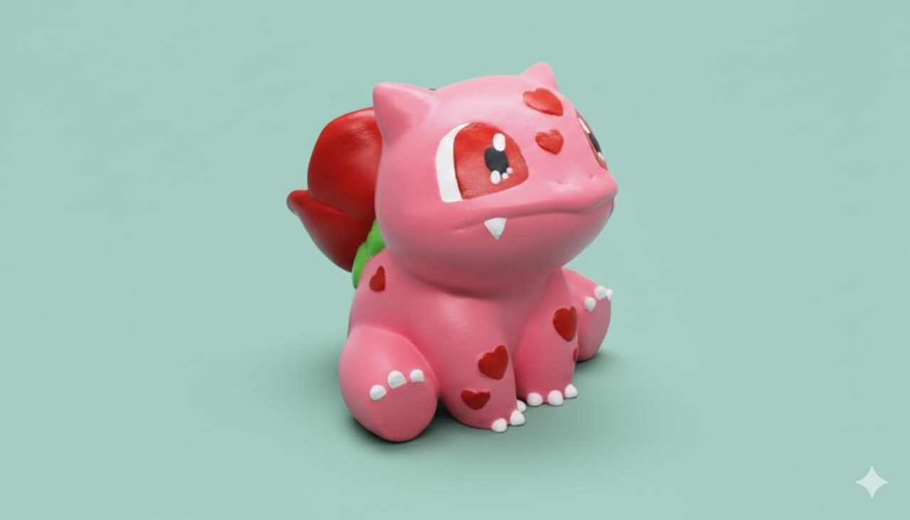 Bulbasaur Sfantul Valentine