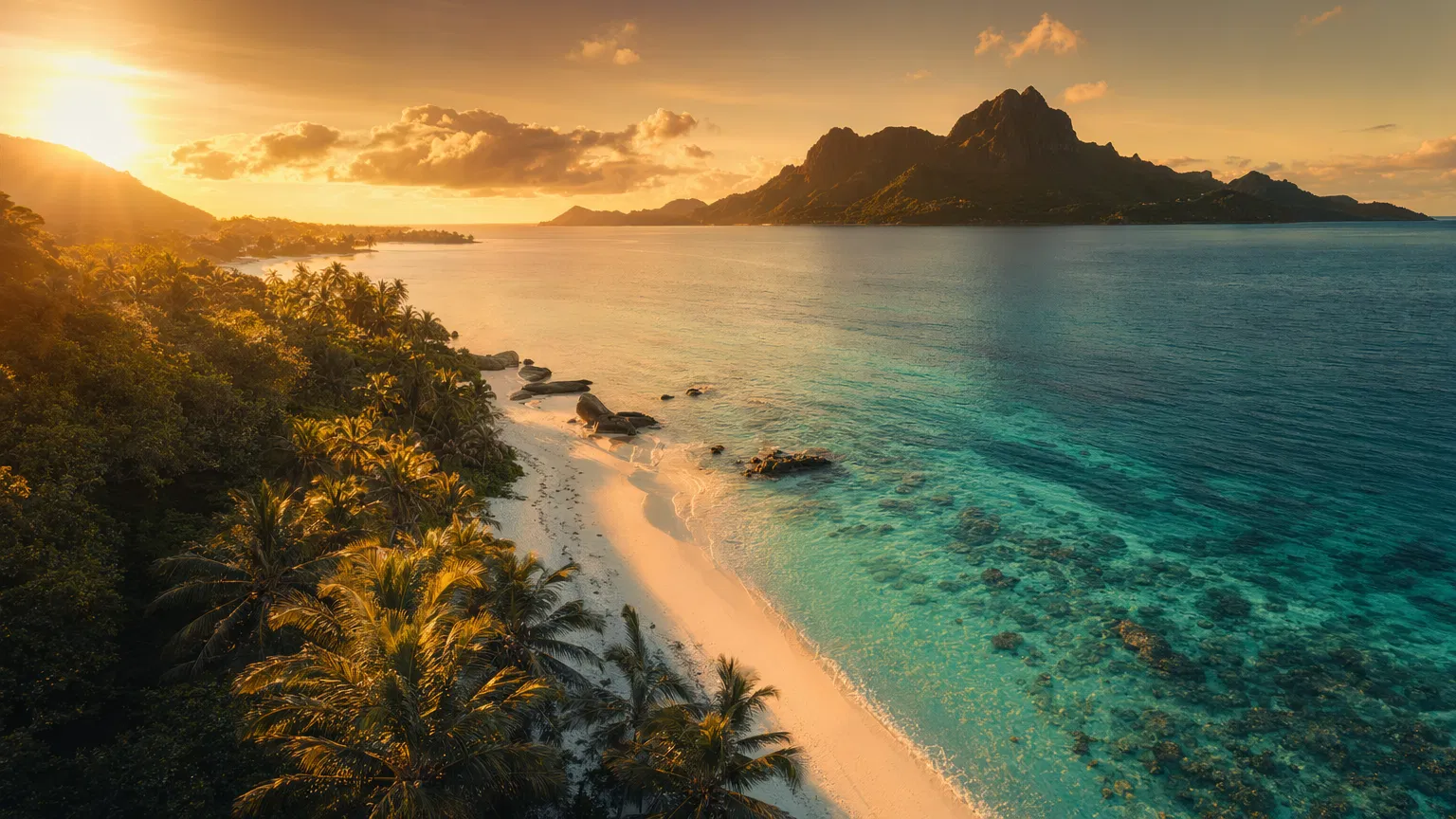 Tropical coastline