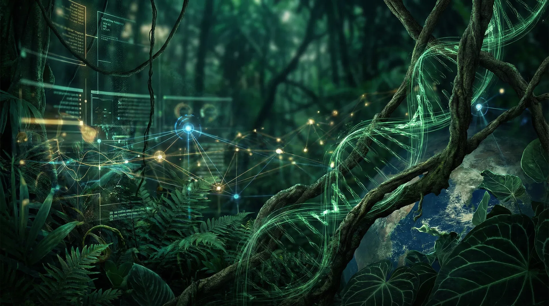 Fusão de dados e natureza com IA