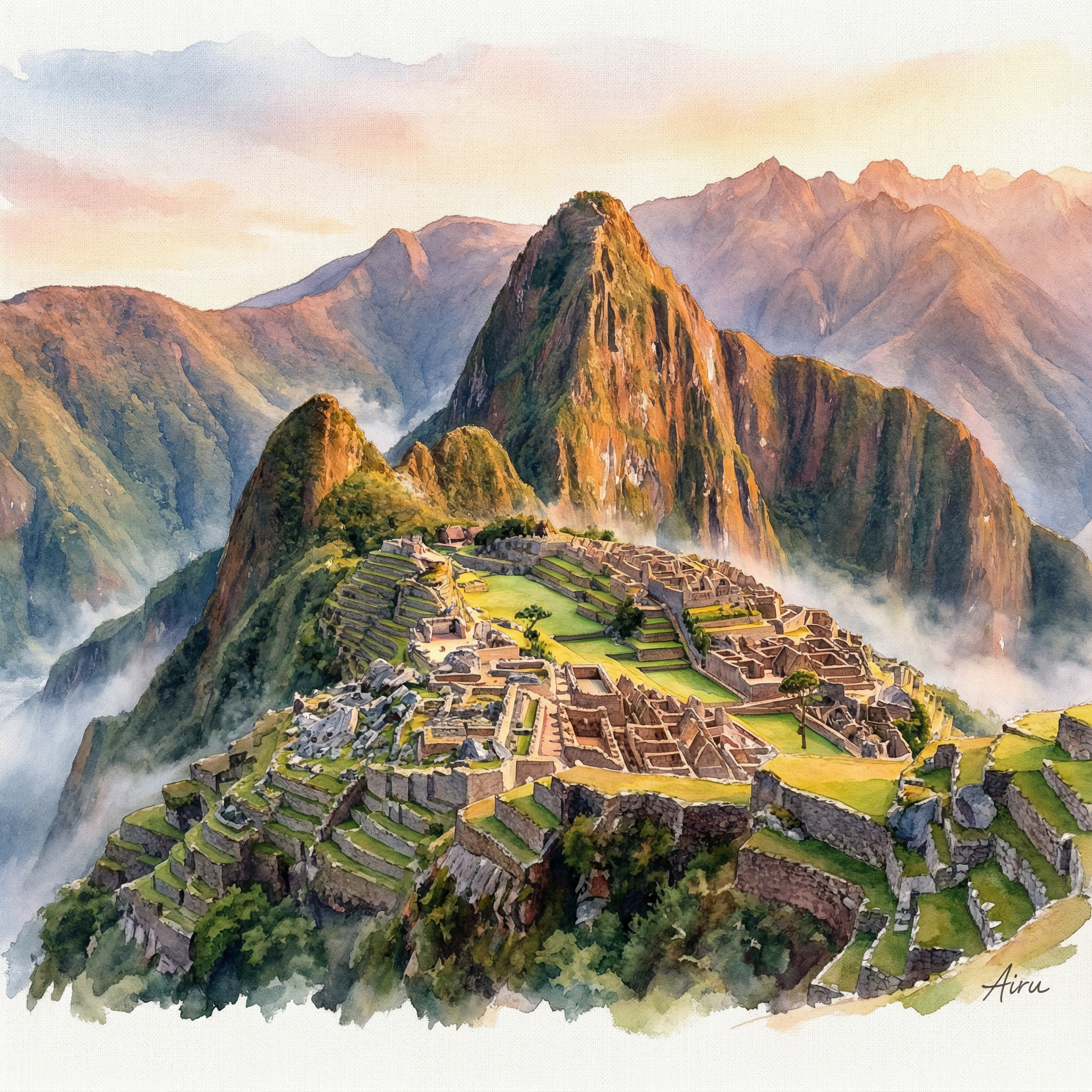 マチュピチュの朝霧 / Machu Picchu Morning Mist