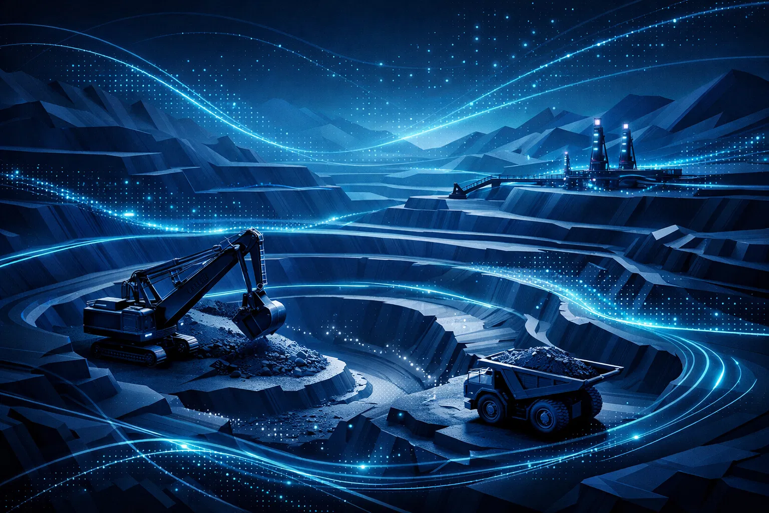 Maden Sahasının Hava Görüntüsü