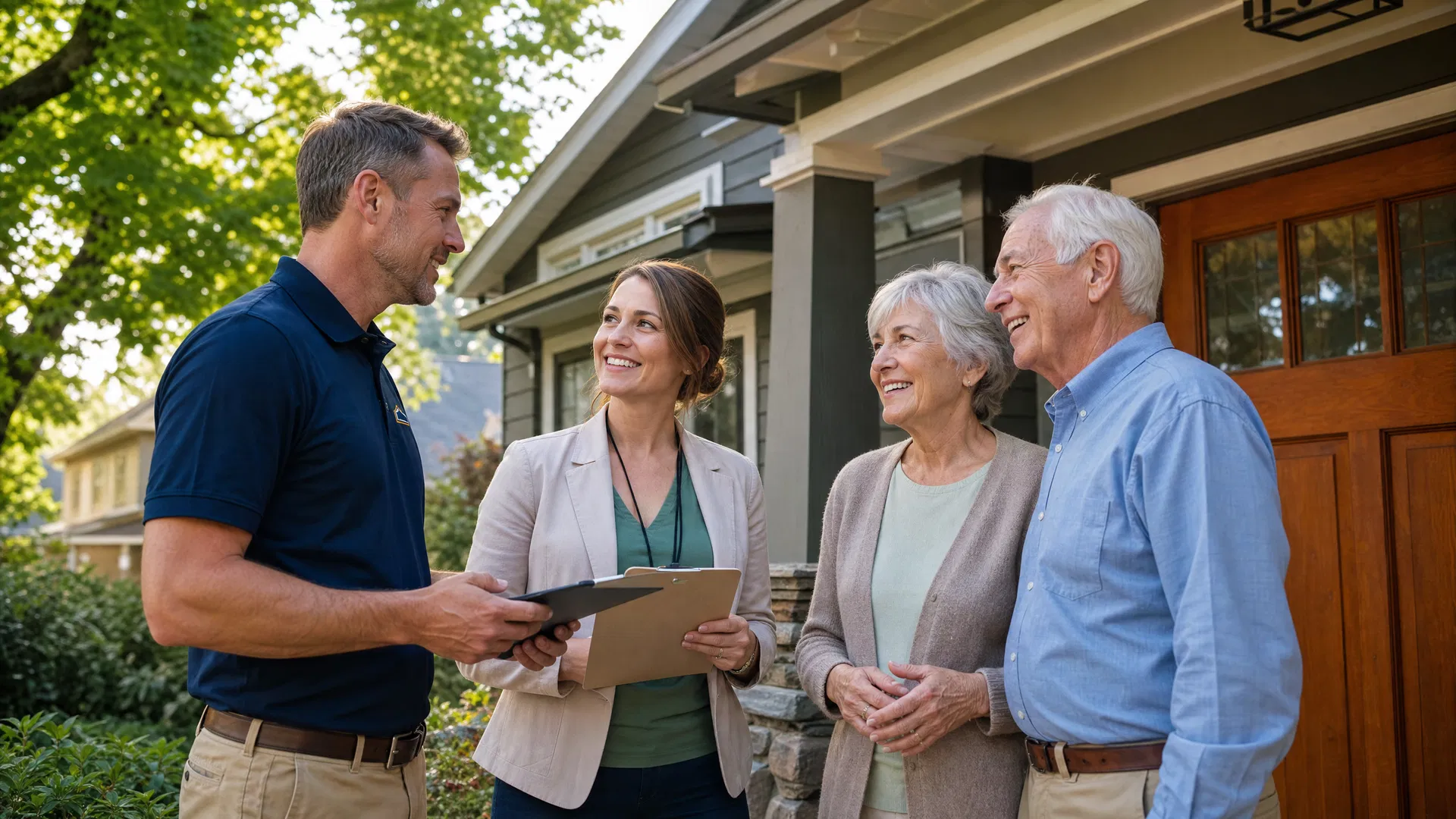 A1 Aging in Place team with Eugene homeowners