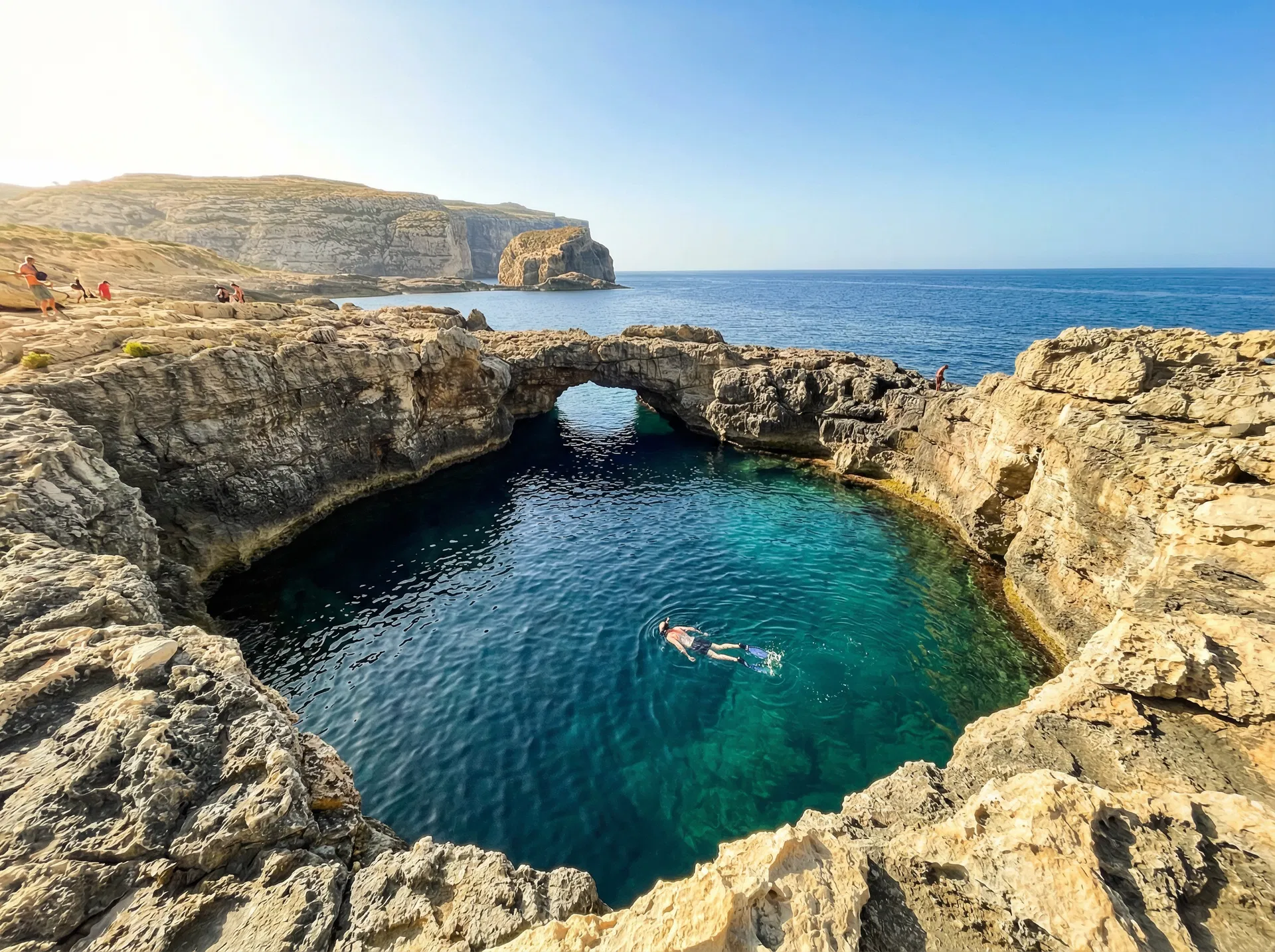 Blue Hole, Gozo Malta