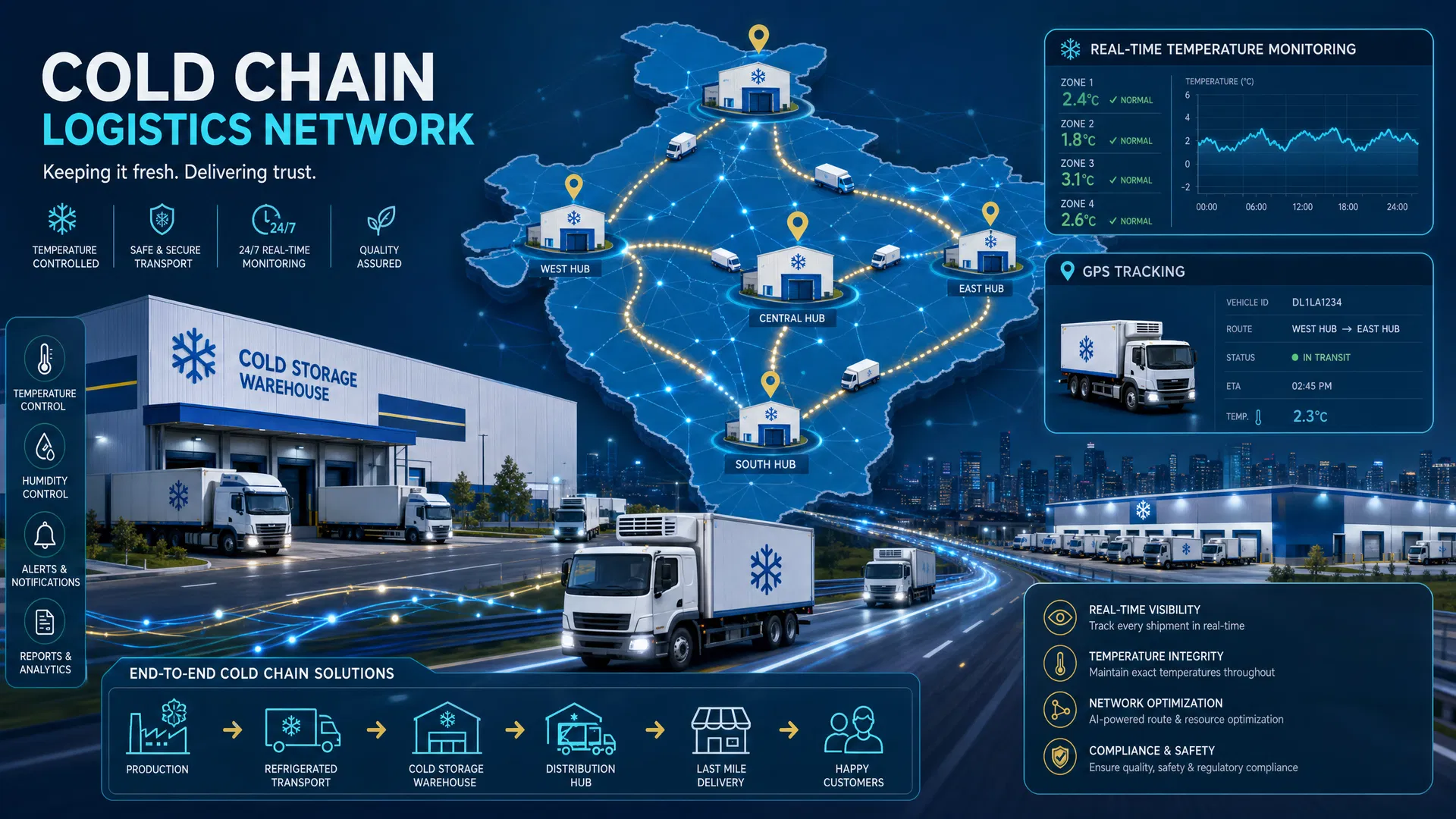 Hybrid-Powered Ice Production