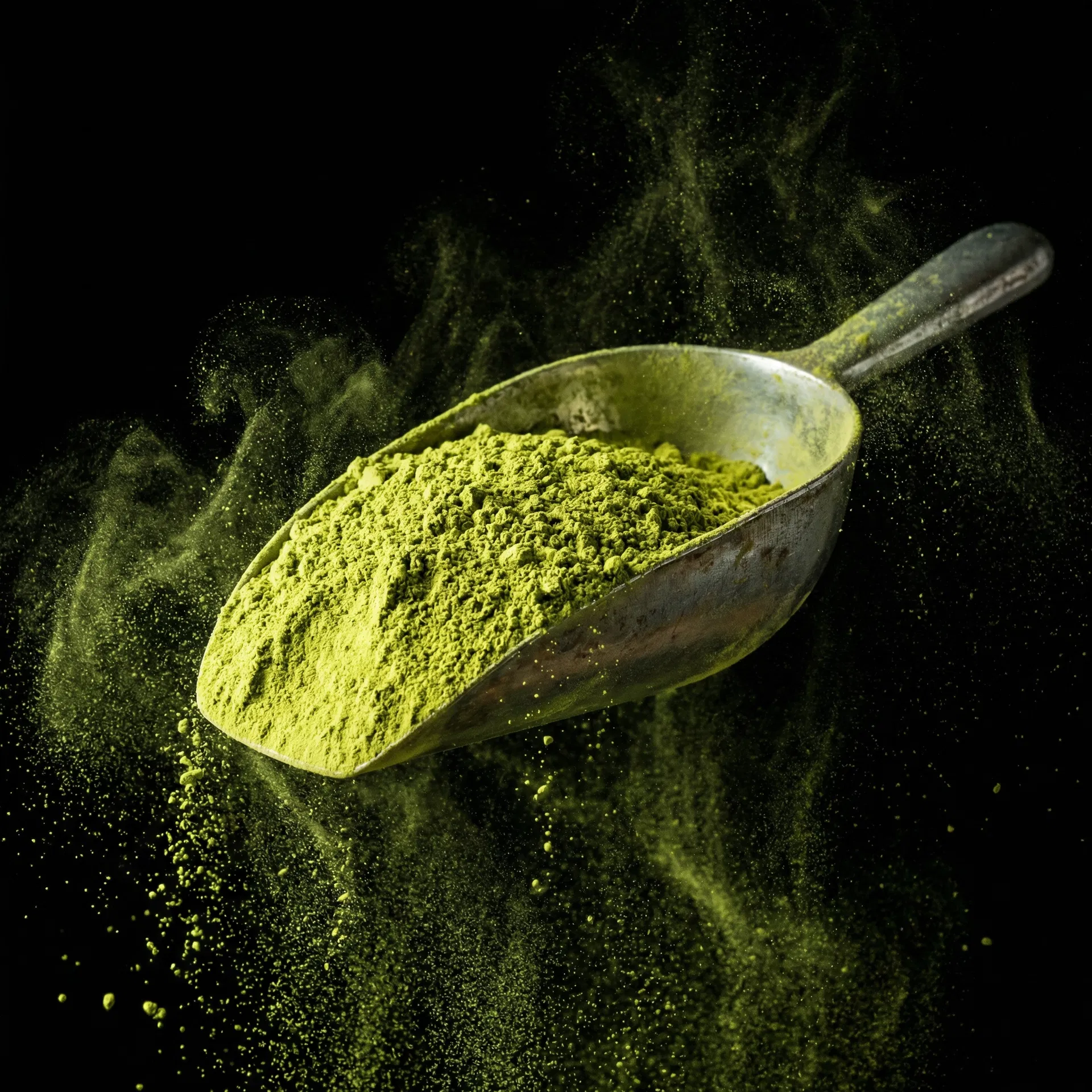 Super Greens powder scoop
