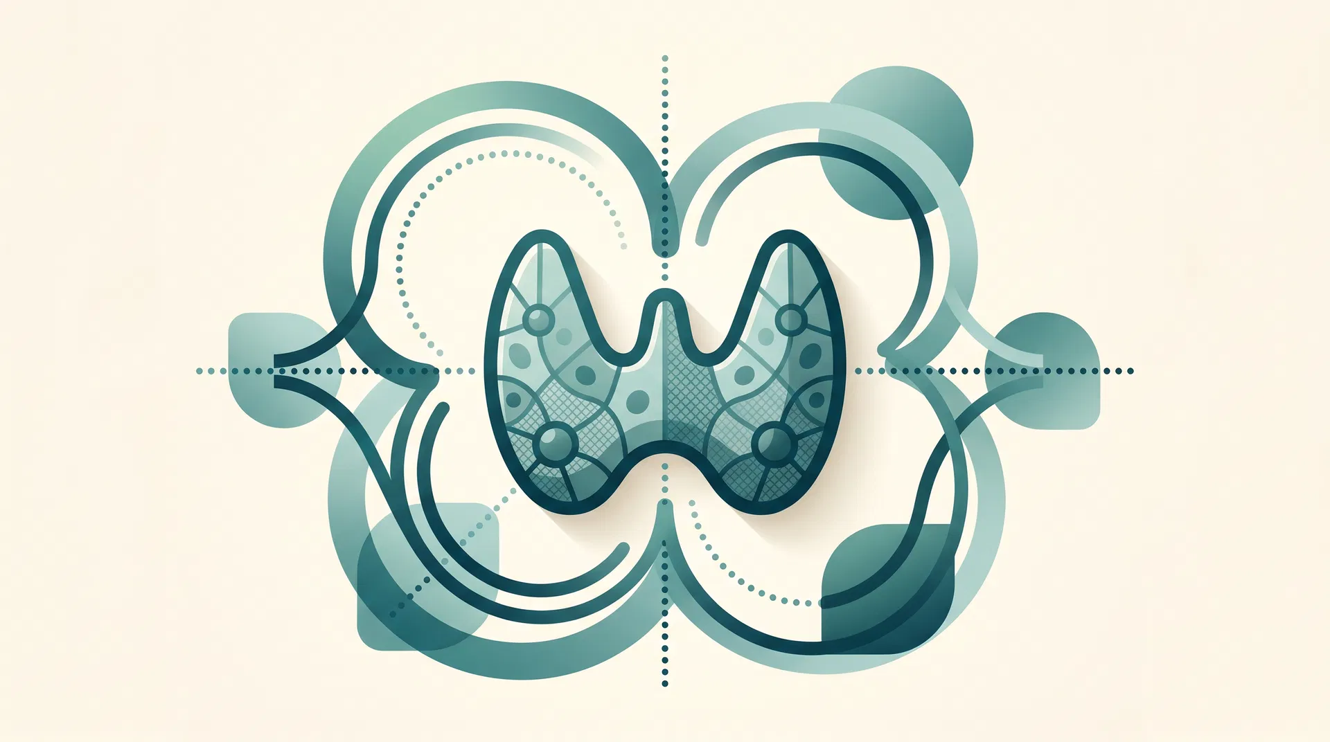 Thyroid anatomy illustration