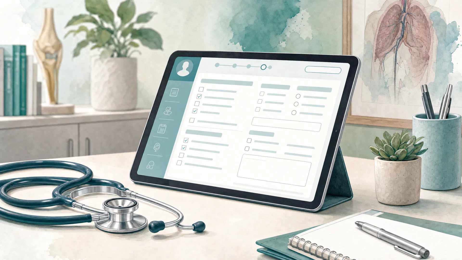 Clinical assessment workspace