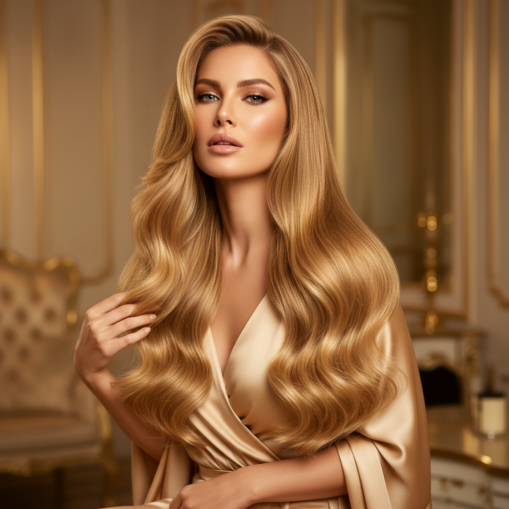 A Ascensão do 'Cabelo Líquido': Como Celebridades Estão Ditando a Nova Era do Brilho Extremo