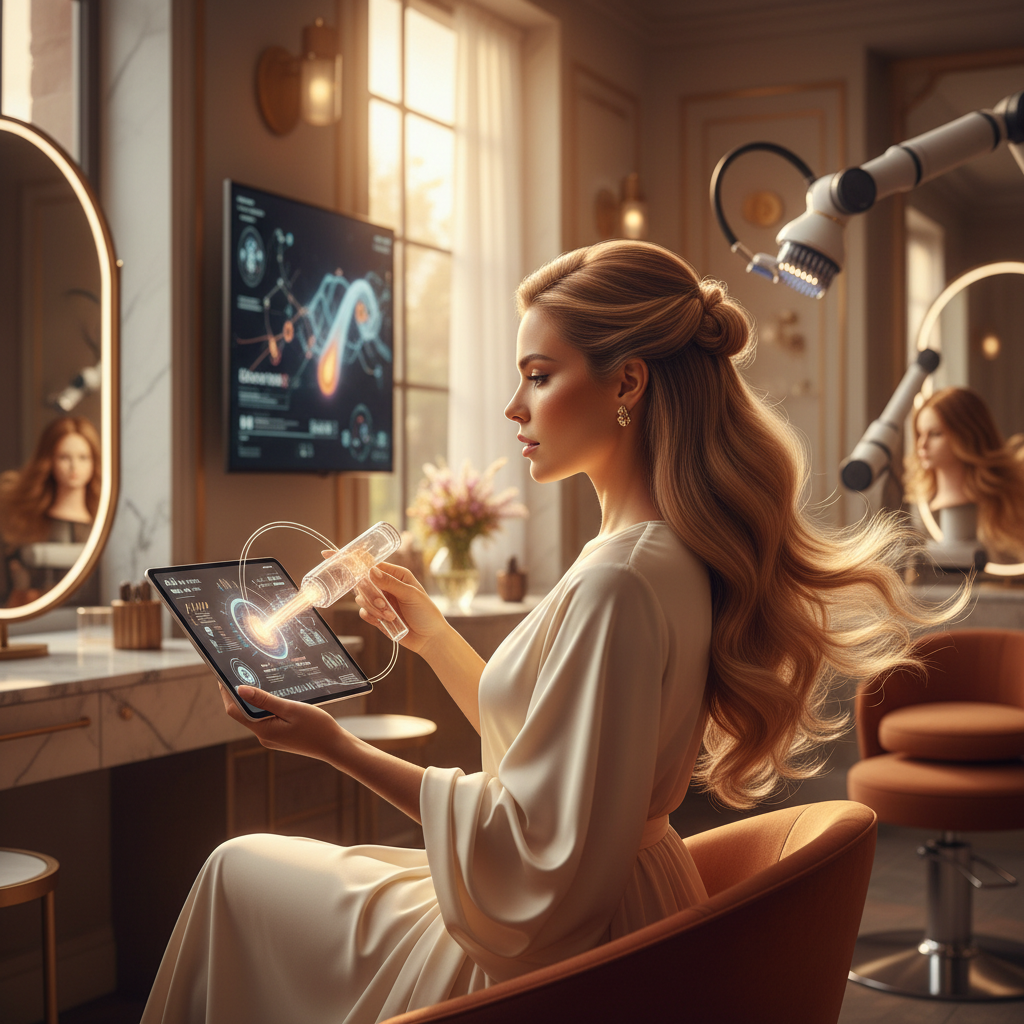 Revolução Digital na Saúde Capilar: Como a Tecnologia Redefine Tratamentos e Alongamentos