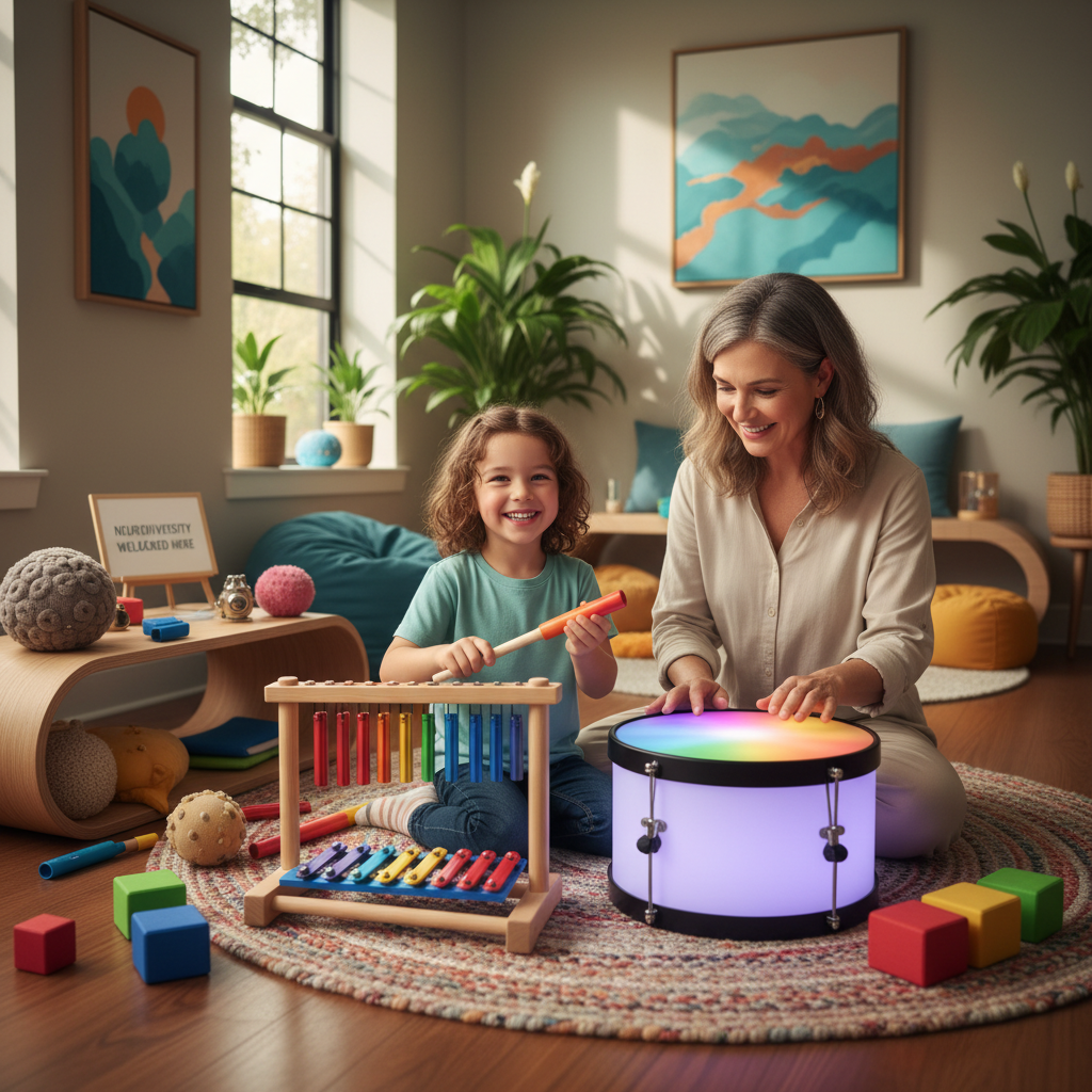 Estudo de 2025 Reforça Eficácia da Musicoterapia em Crianças com TEA