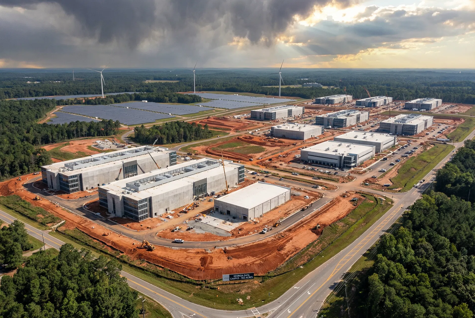 100MW Data Center Campus