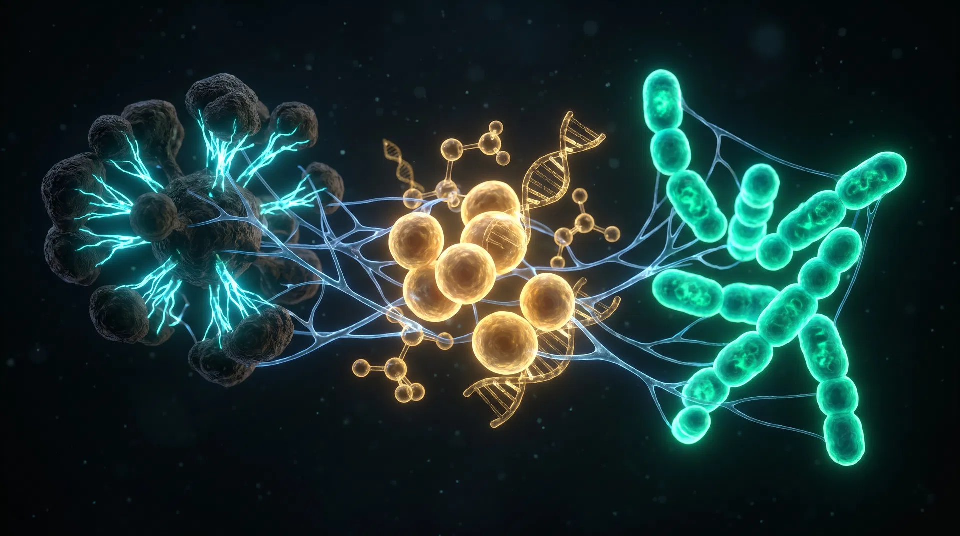 Three engineered organisms: Cladosporium, Bacillus subtilis, and Synechocystis