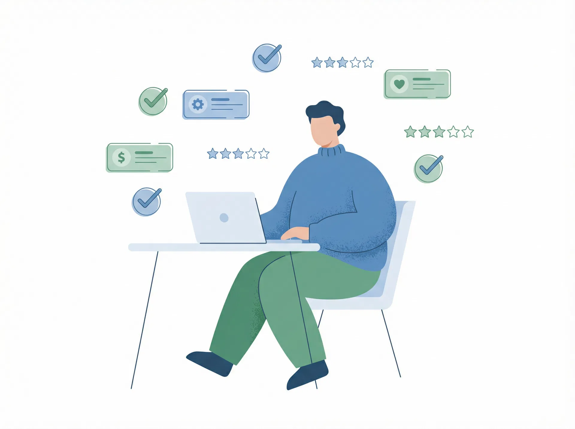 Find din A-kasse quiz illustration