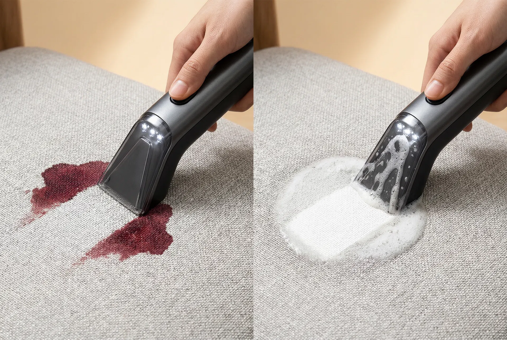 StainHero fjerner pletter fra sofa