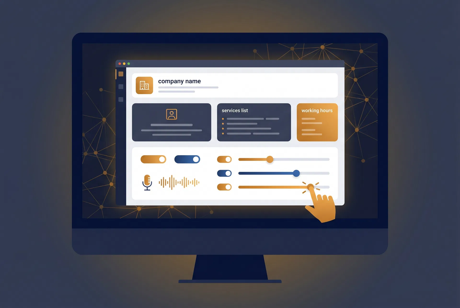 Schritt 2: Konfiguration – KI-Telefonagent Dashboard einrichten