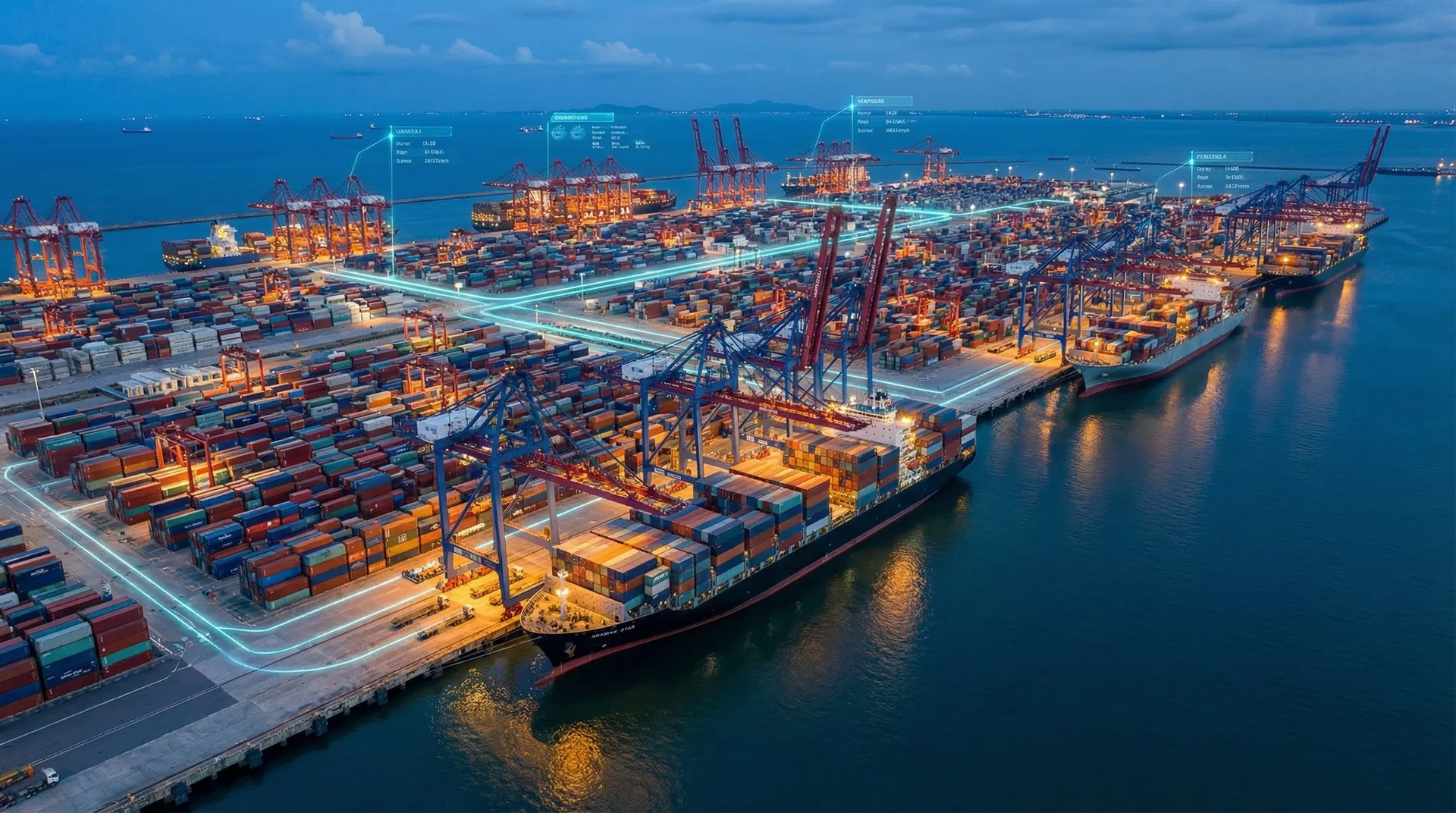 AI-Coordinated Port Operations