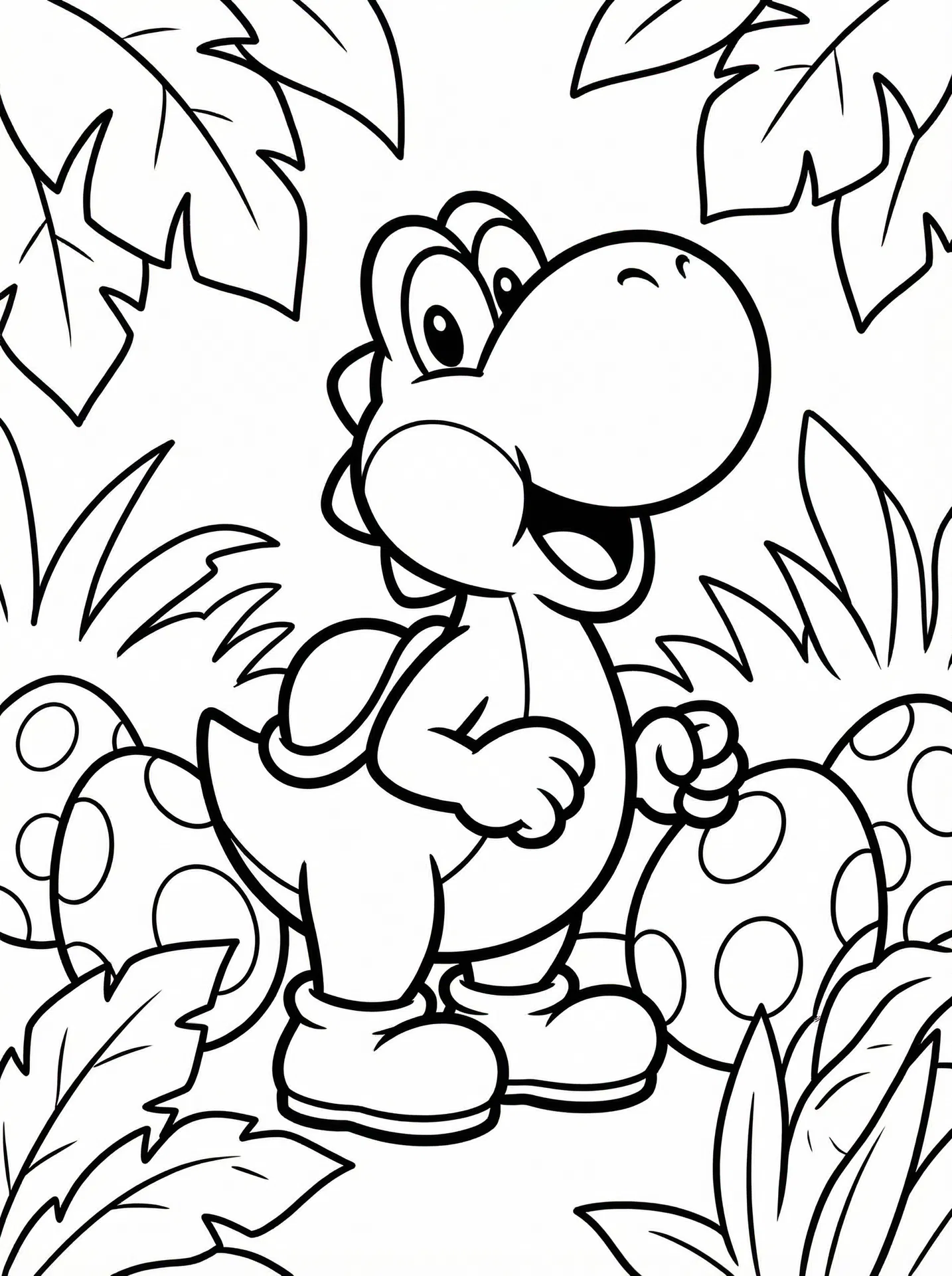 Yoshi para colorir