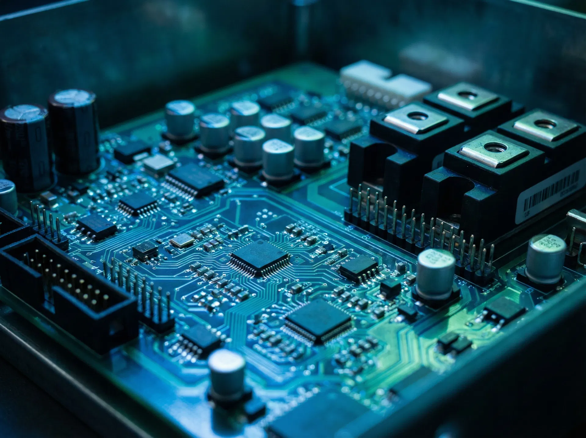 DC Fast Charger circuit board