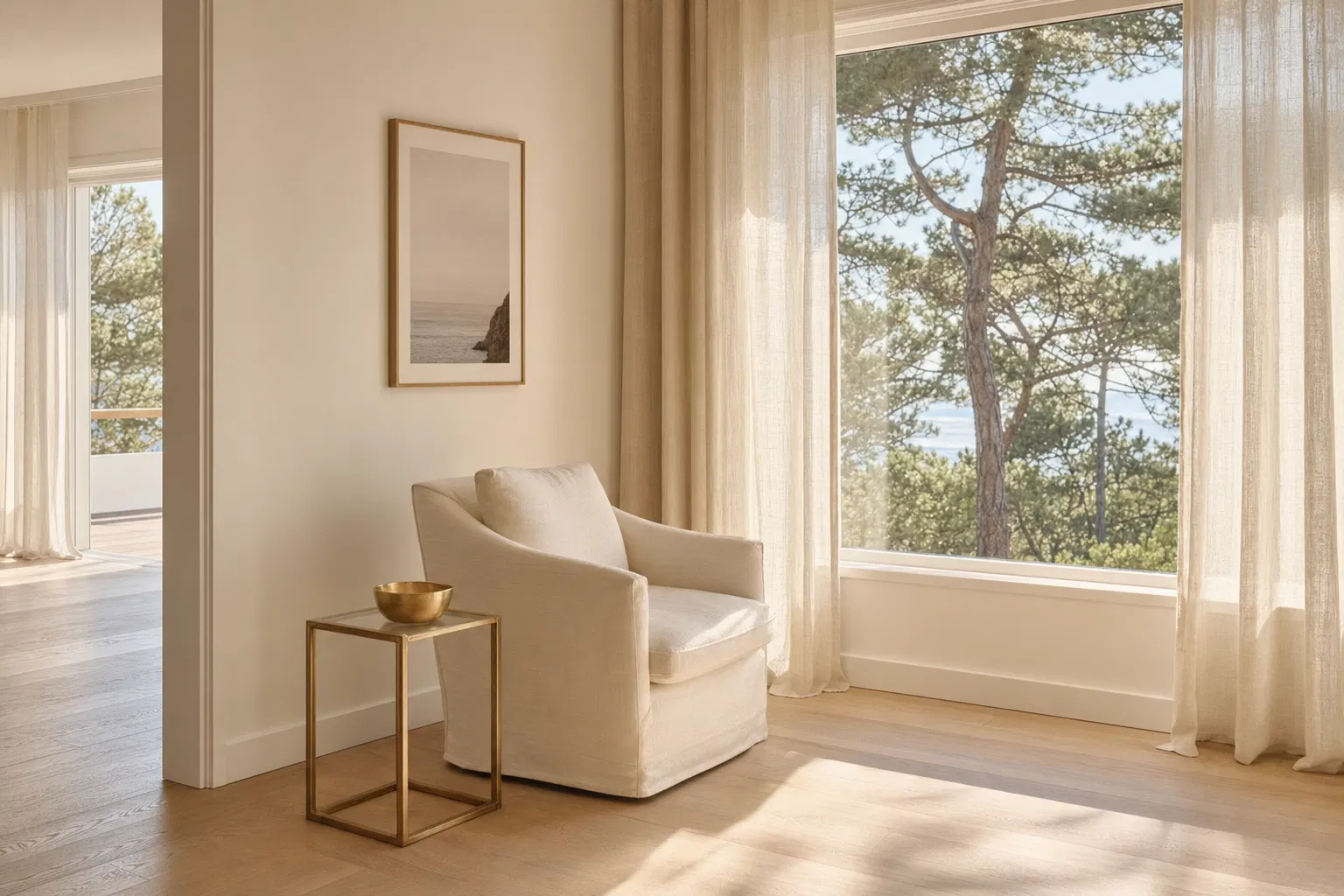 Intérieur villa Landes