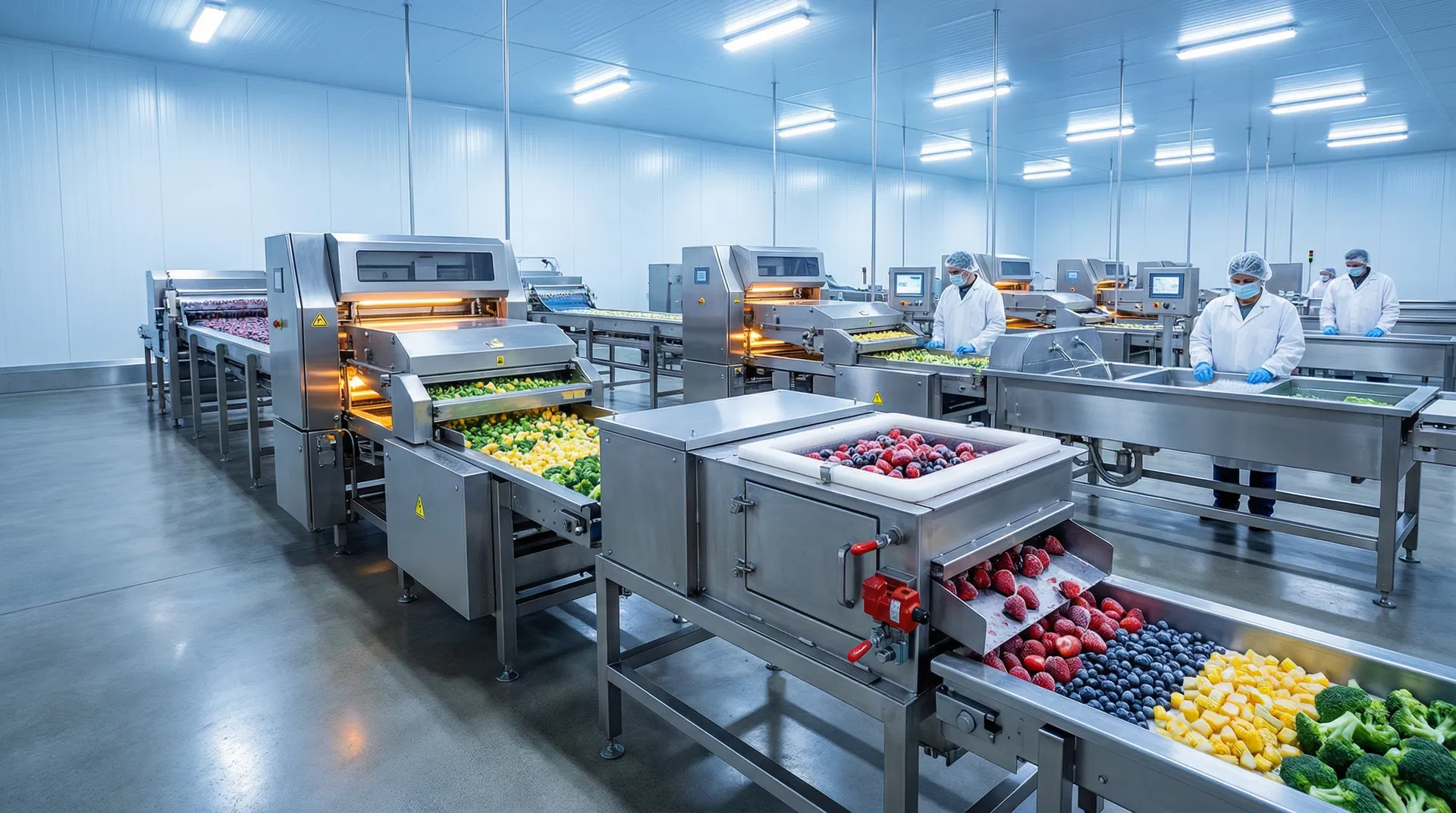 Modern food processing facility